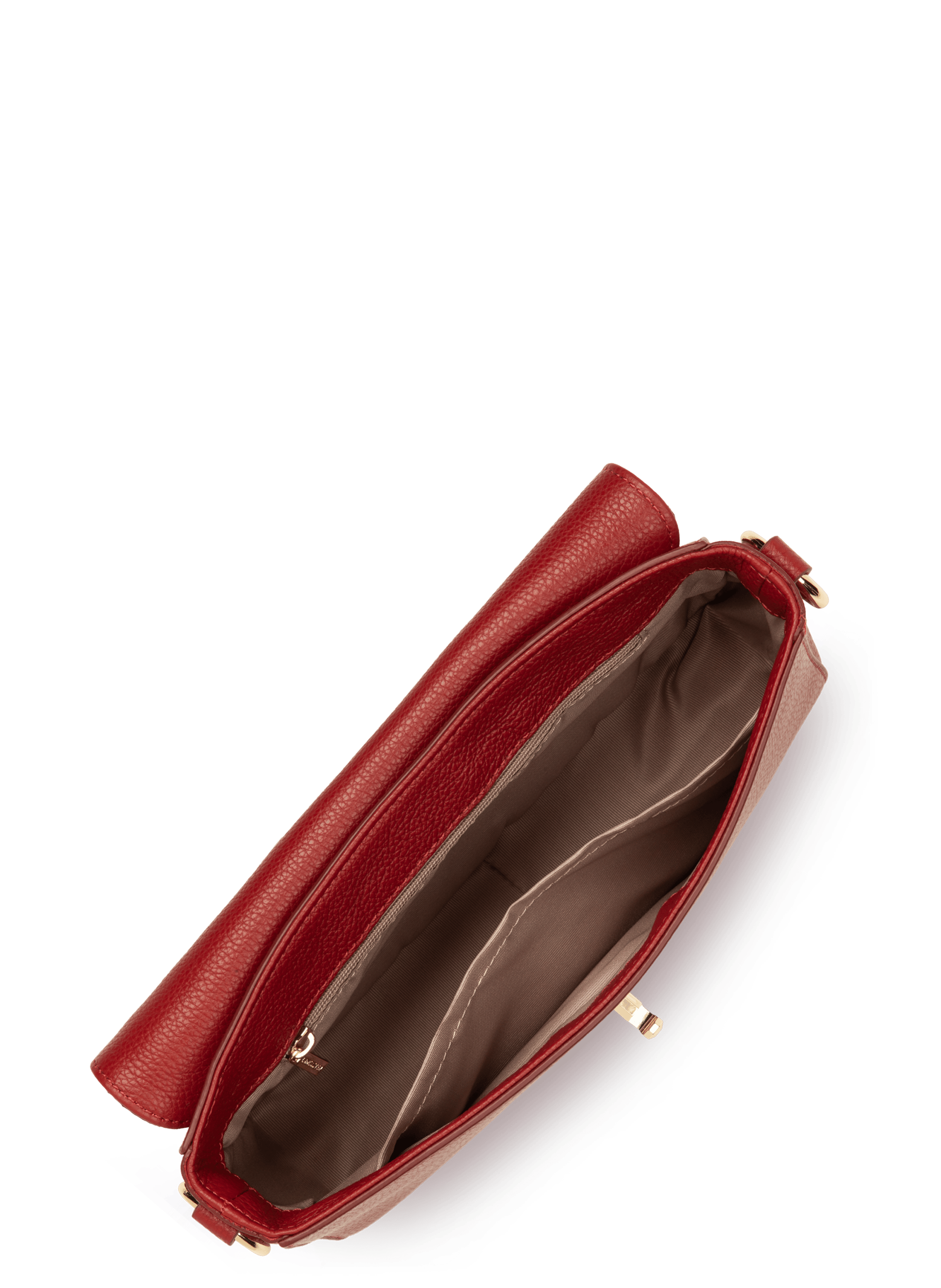 Sac rectangle - milano horizon LANCASTER Rouge