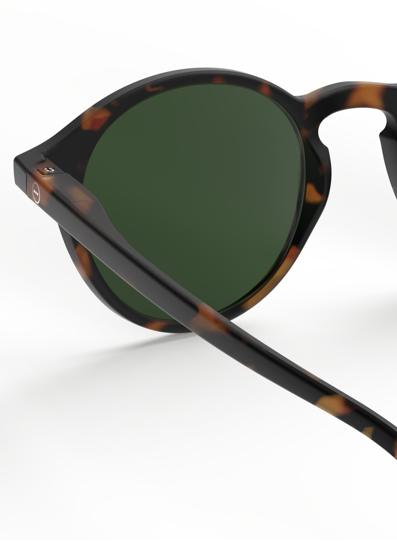 Round tie-dye sunglasses IZIPIZI Brown