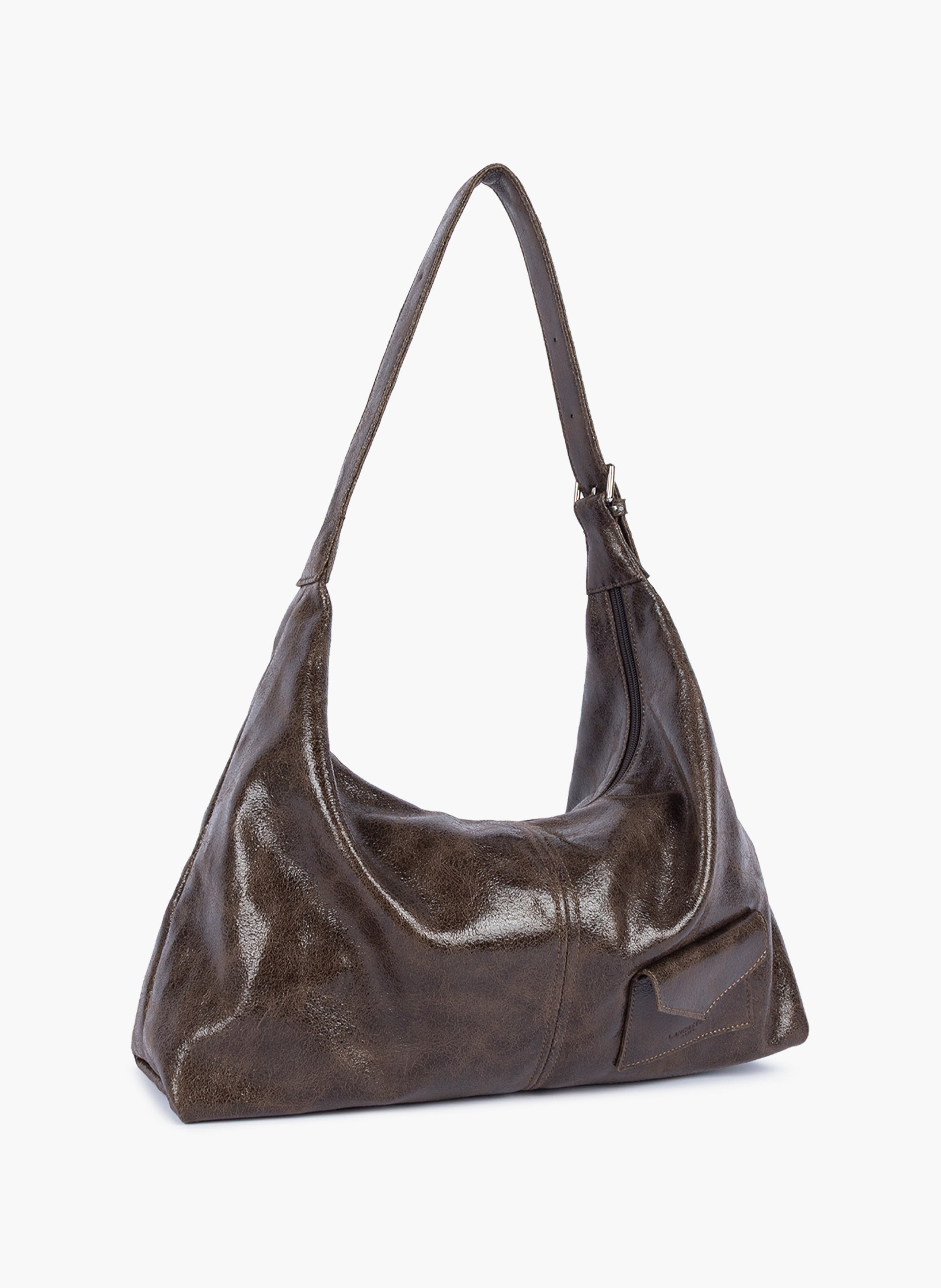 Grand sac hobo - rétro kba | Marron LANCASTER Femme