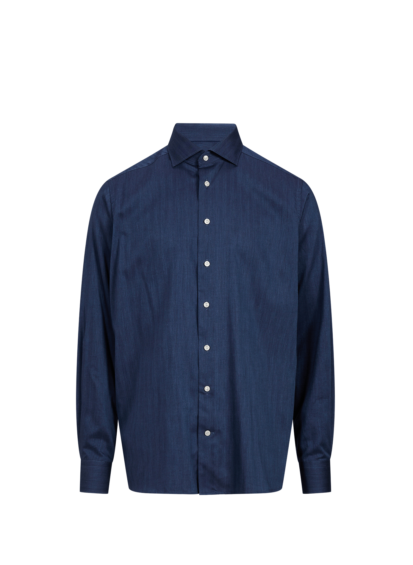 Long-sleeved cotton shirt ETON Blue