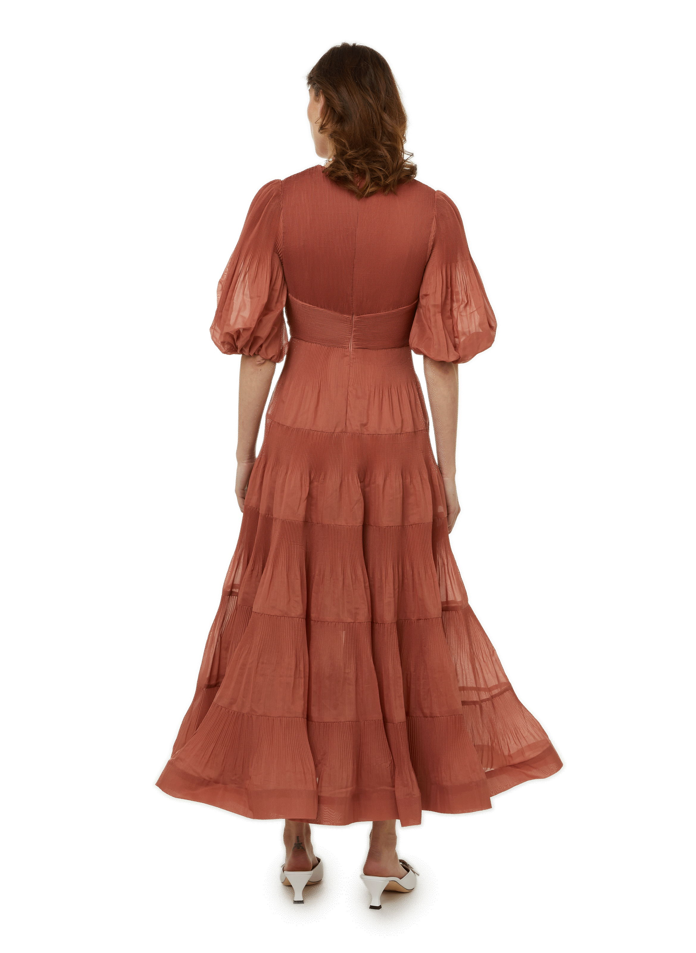 Mules Evelyn en cuir BY FAR Blanc