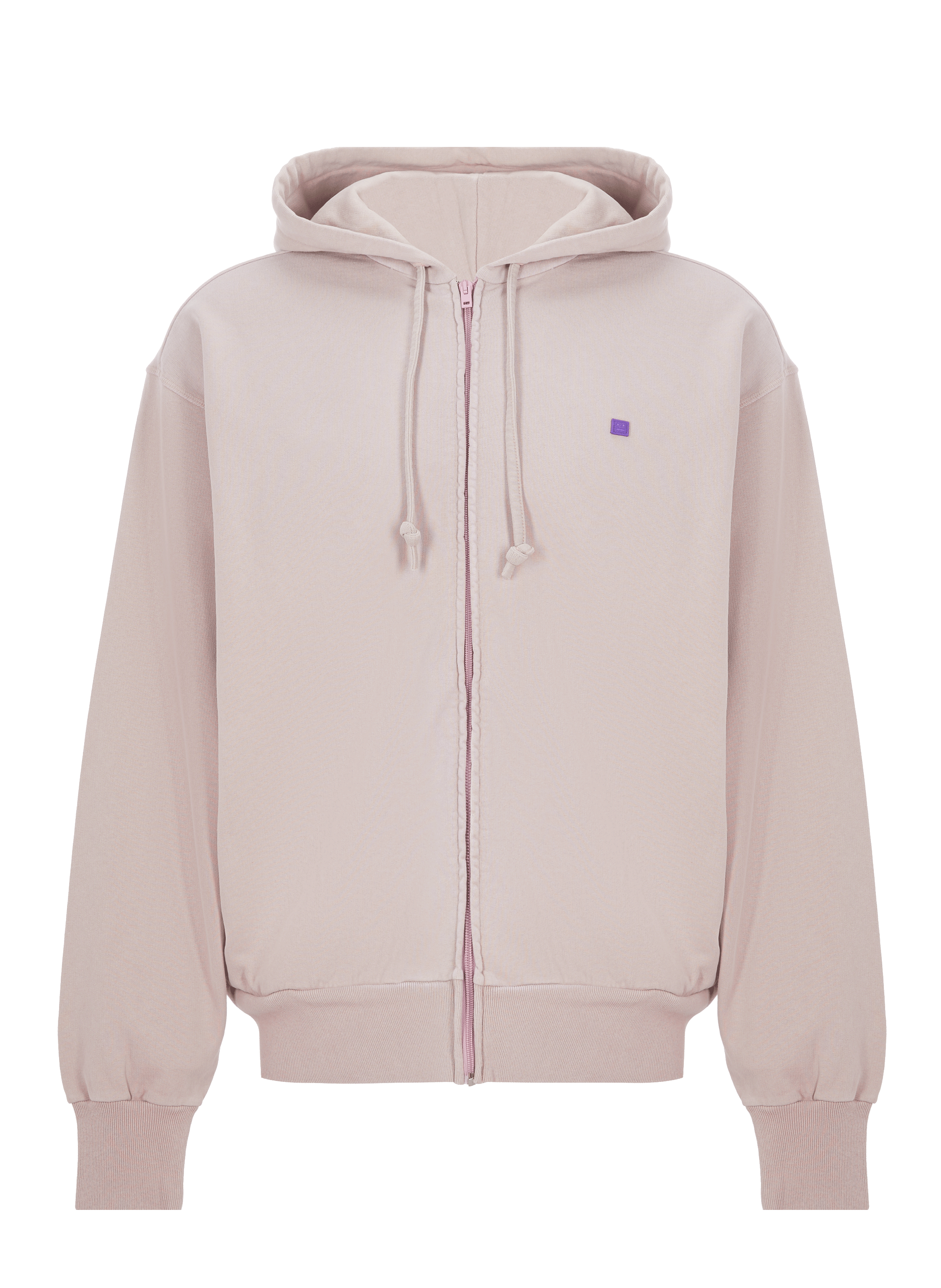 Hoodie zippé en coton