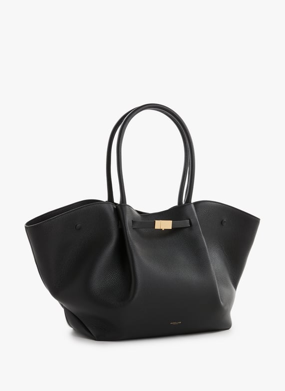 Sac à main en cuir | Noir by DEMELLIER LONDON Sac à main en cuir Noir