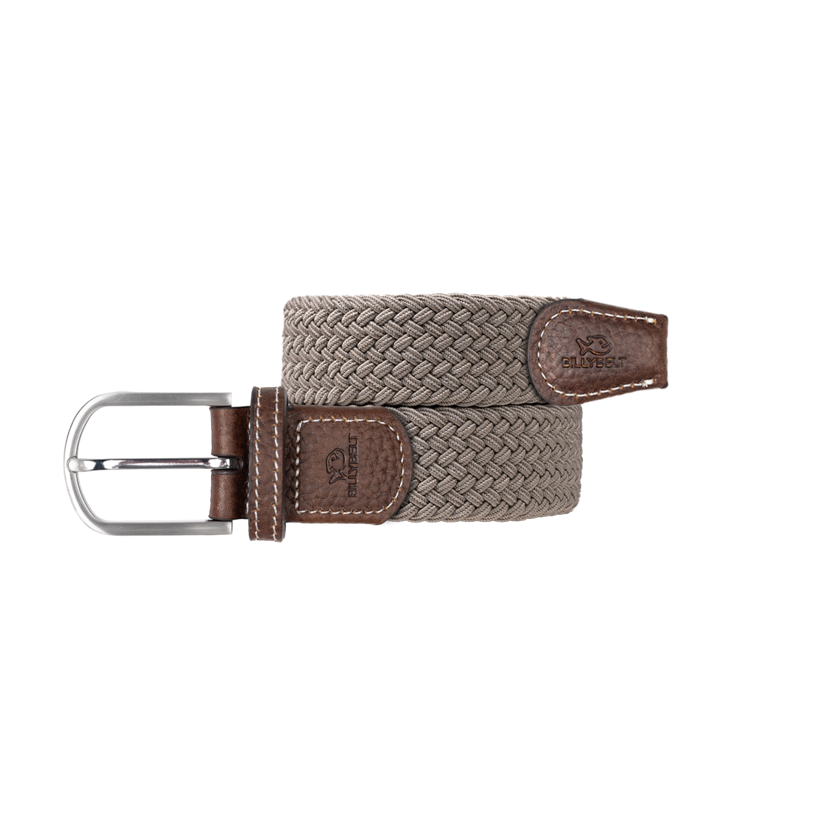 Ceinture tressée élastique unie BILLYBELT Beige