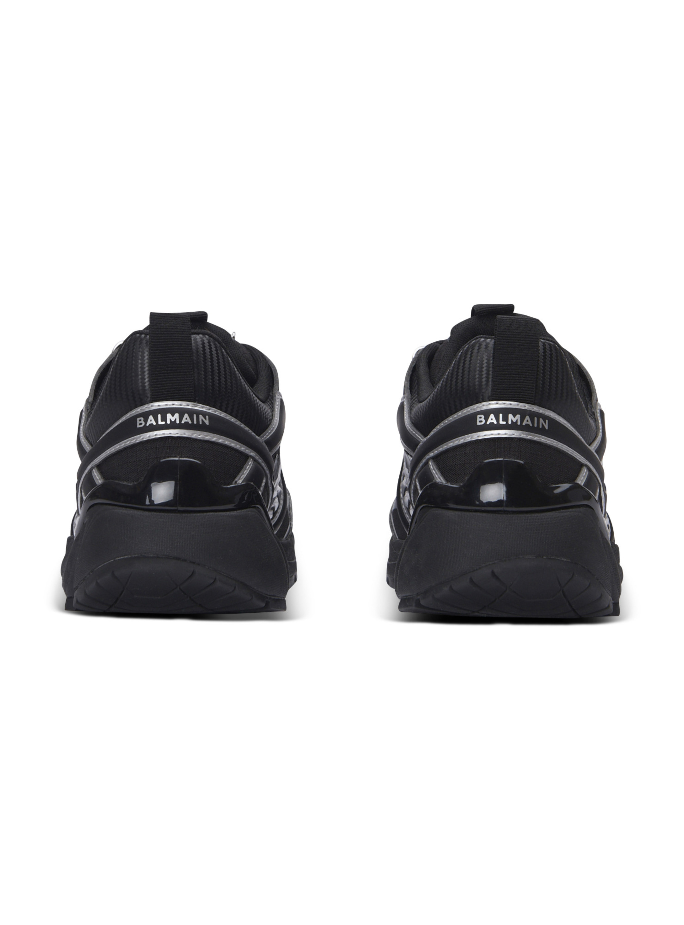 Baskets cosmic dust en matières techniques BALMAIN Noir