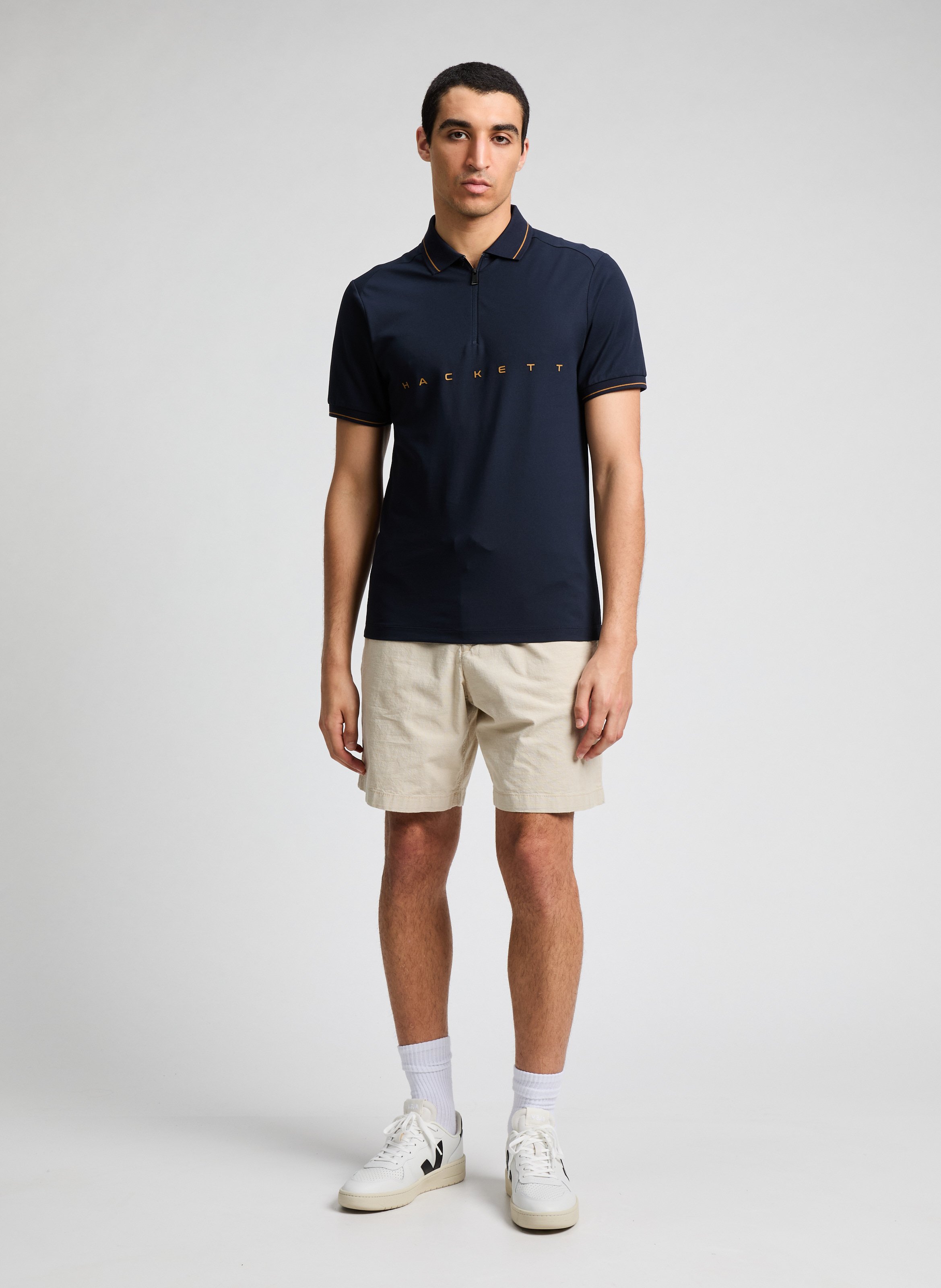 Polo à logo  HACKETT Bleu