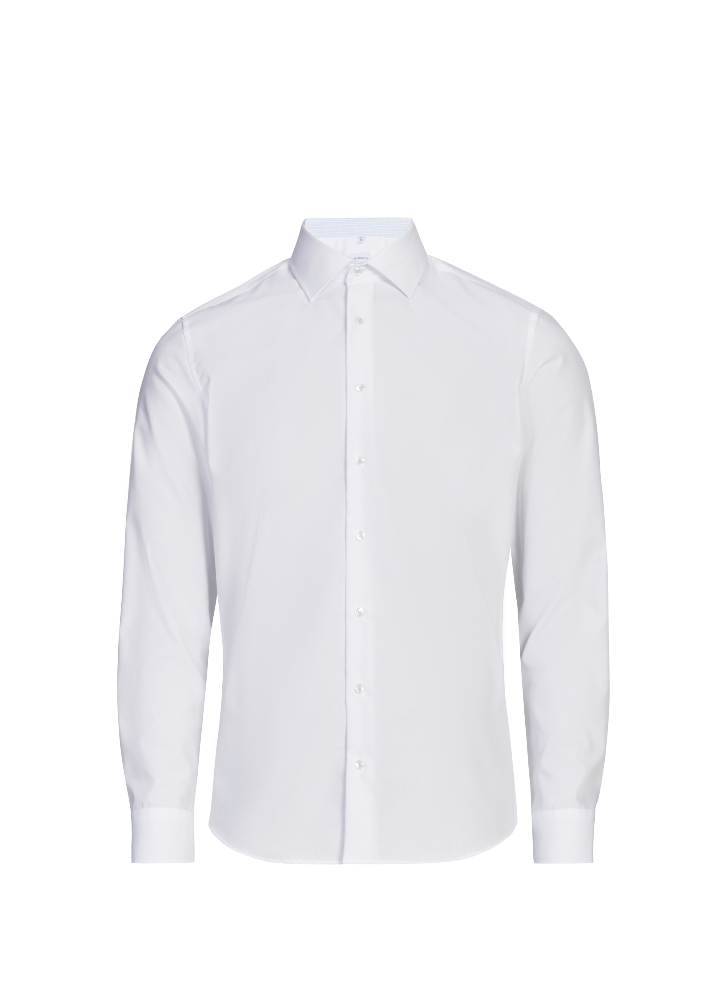 Chemise slim en coton SEIDENSTICKER Blanc