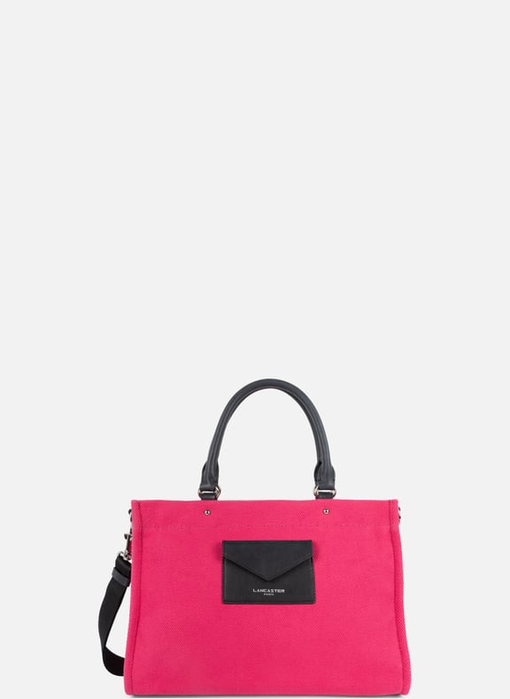Sac à main - canvas conscious Rose by LANCASTER LANCASTER Sac à main - canvas conscious Rose