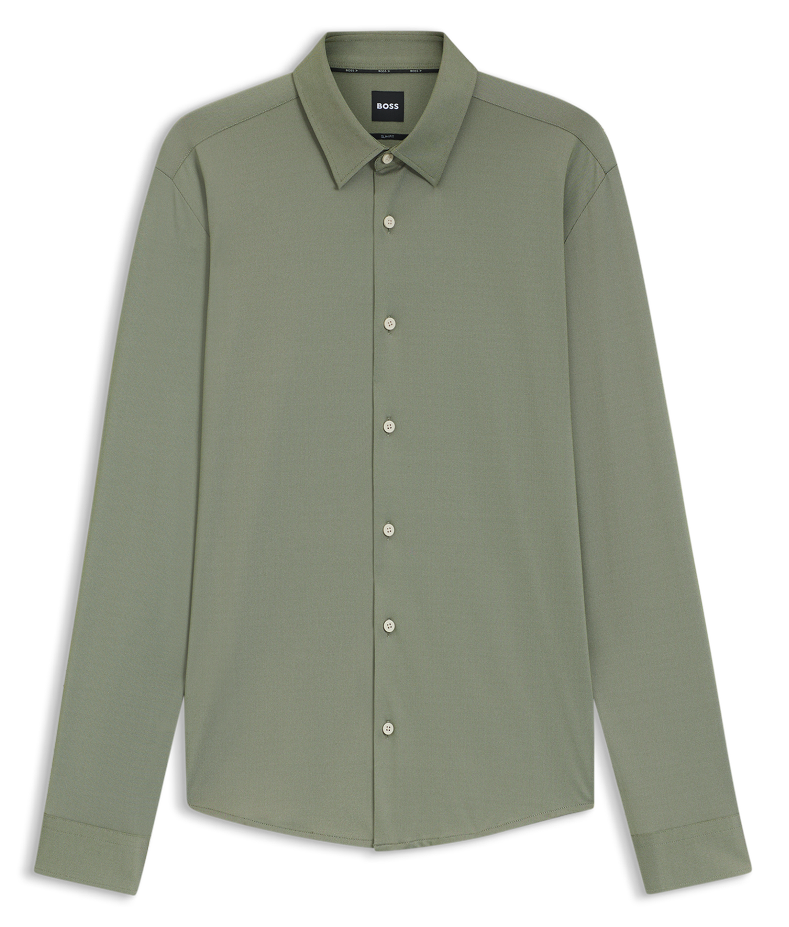 Chemise slim boutonnée BOSS Vert