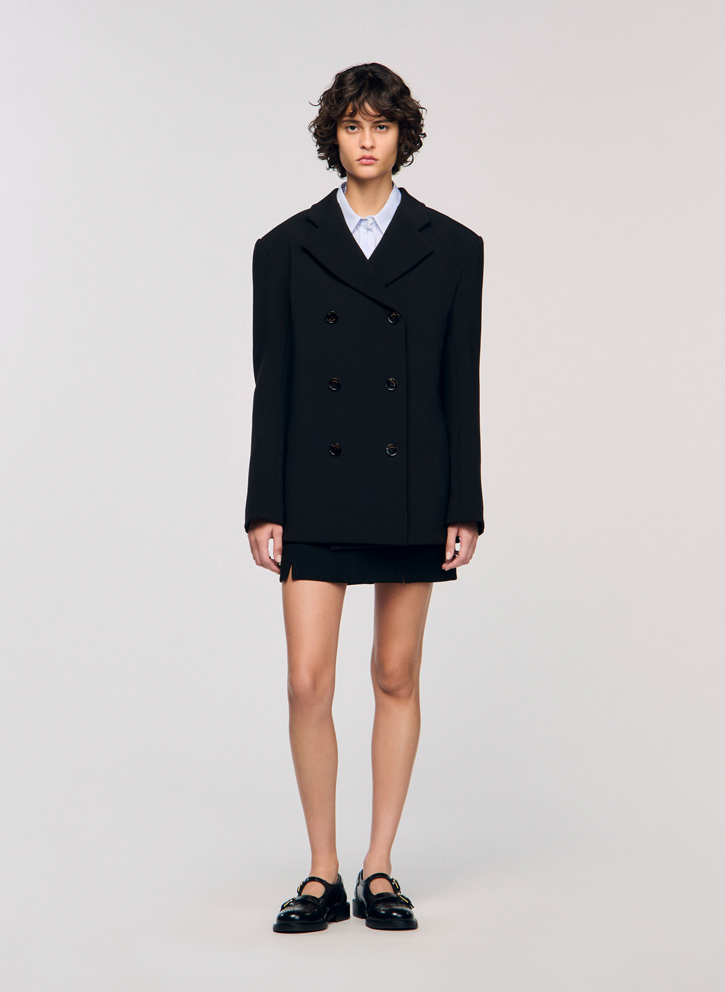 Veste de tailleur SANDRO Noir