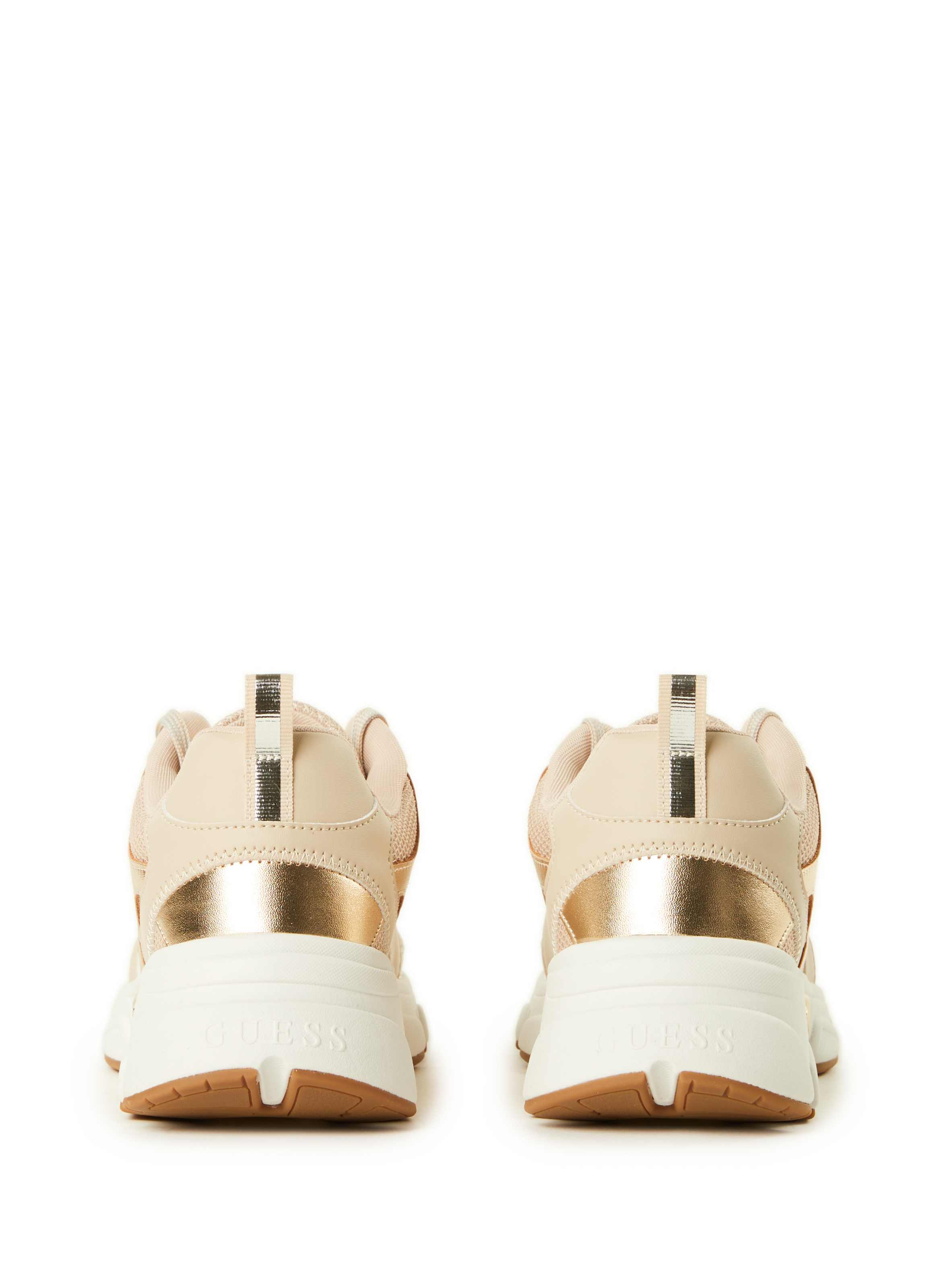 Bi-material sneakers GUESS Beige