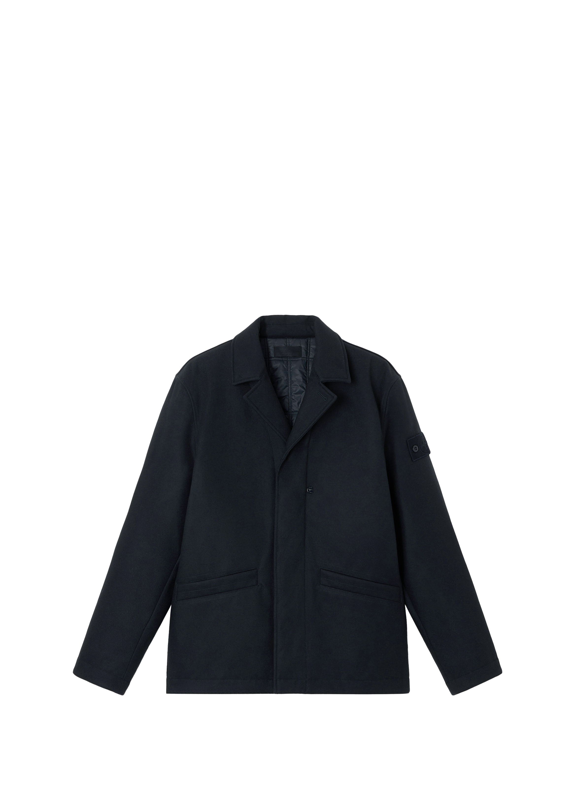 STONE ISLAND Veste blazer en flannel - Collection Ghost Bleu
