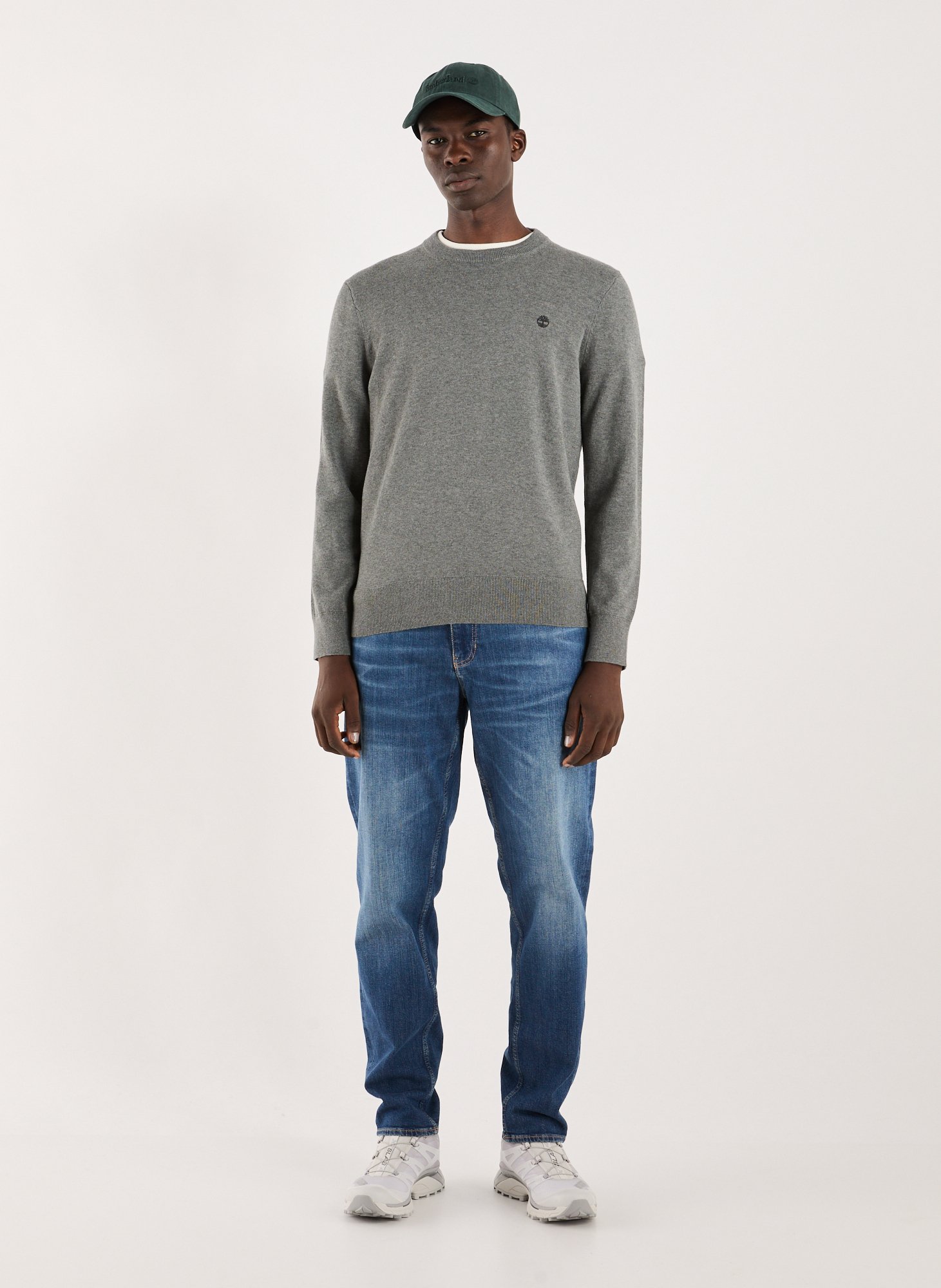 Cotton jumper TIMBERLAND Grey