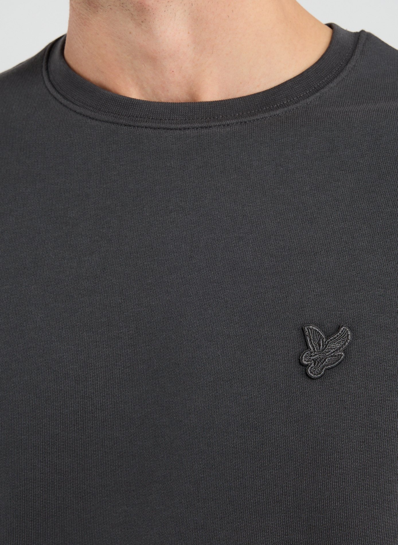 Sweatshirt col rond en coton LYLE & SCOTT Gris