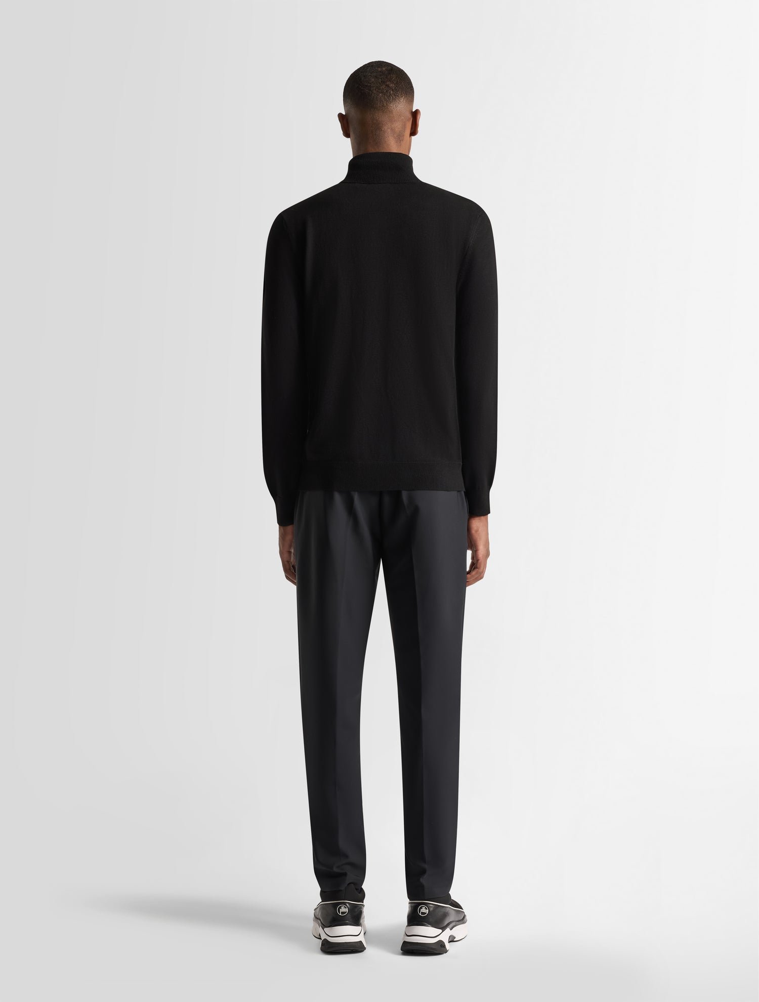 Pull natom col montant coupe regular FUSALP Noir