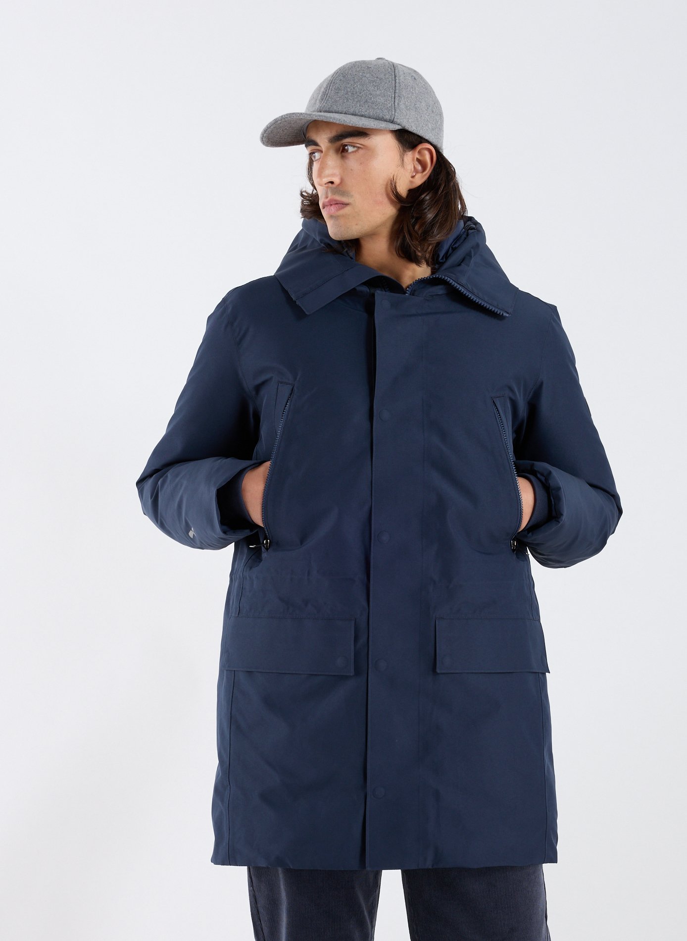 Parka à capuche AIGLE Bleu