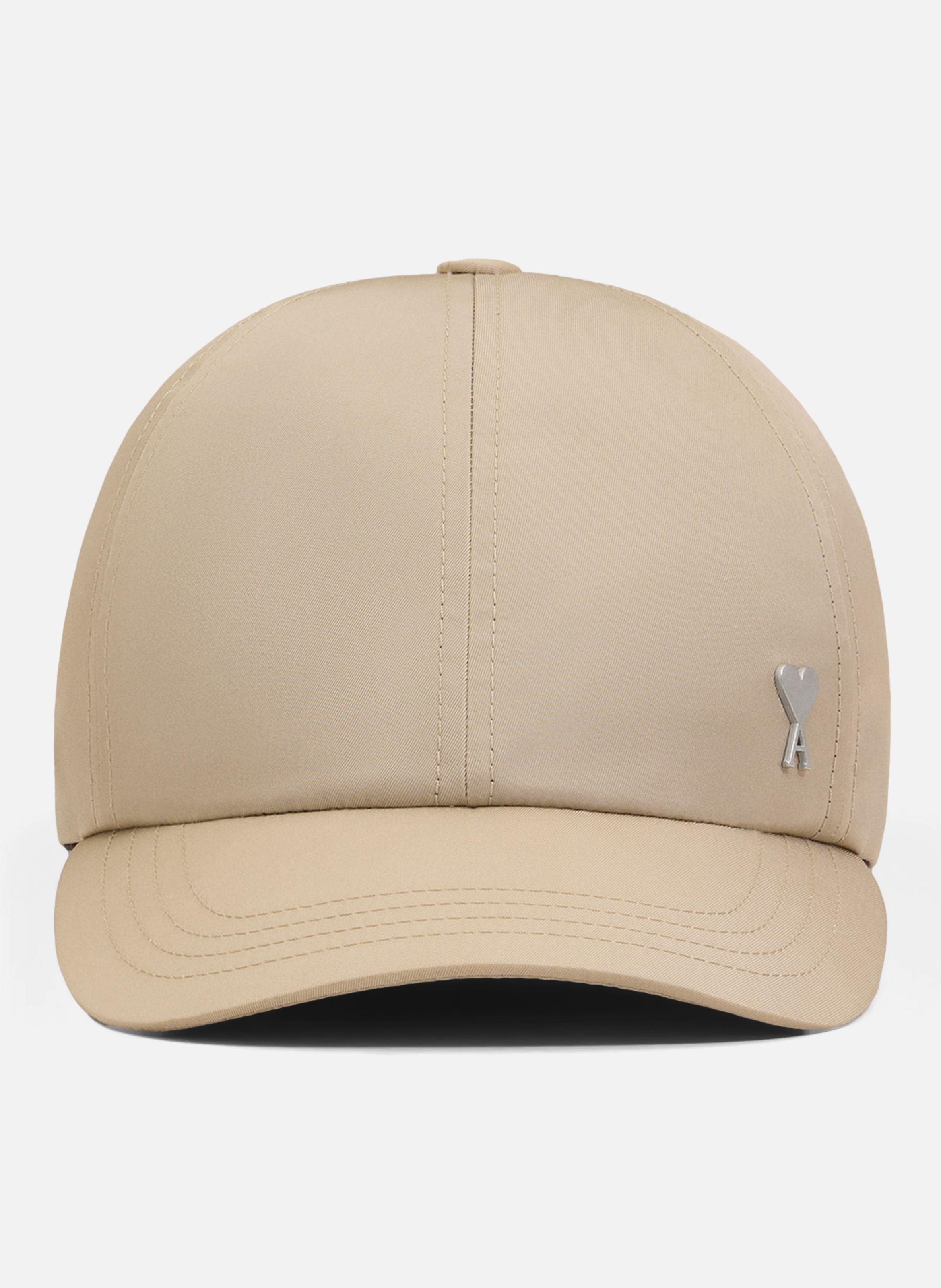 Casquette rivet ami de coeur unisexe en nylon AMI PARIS Beige