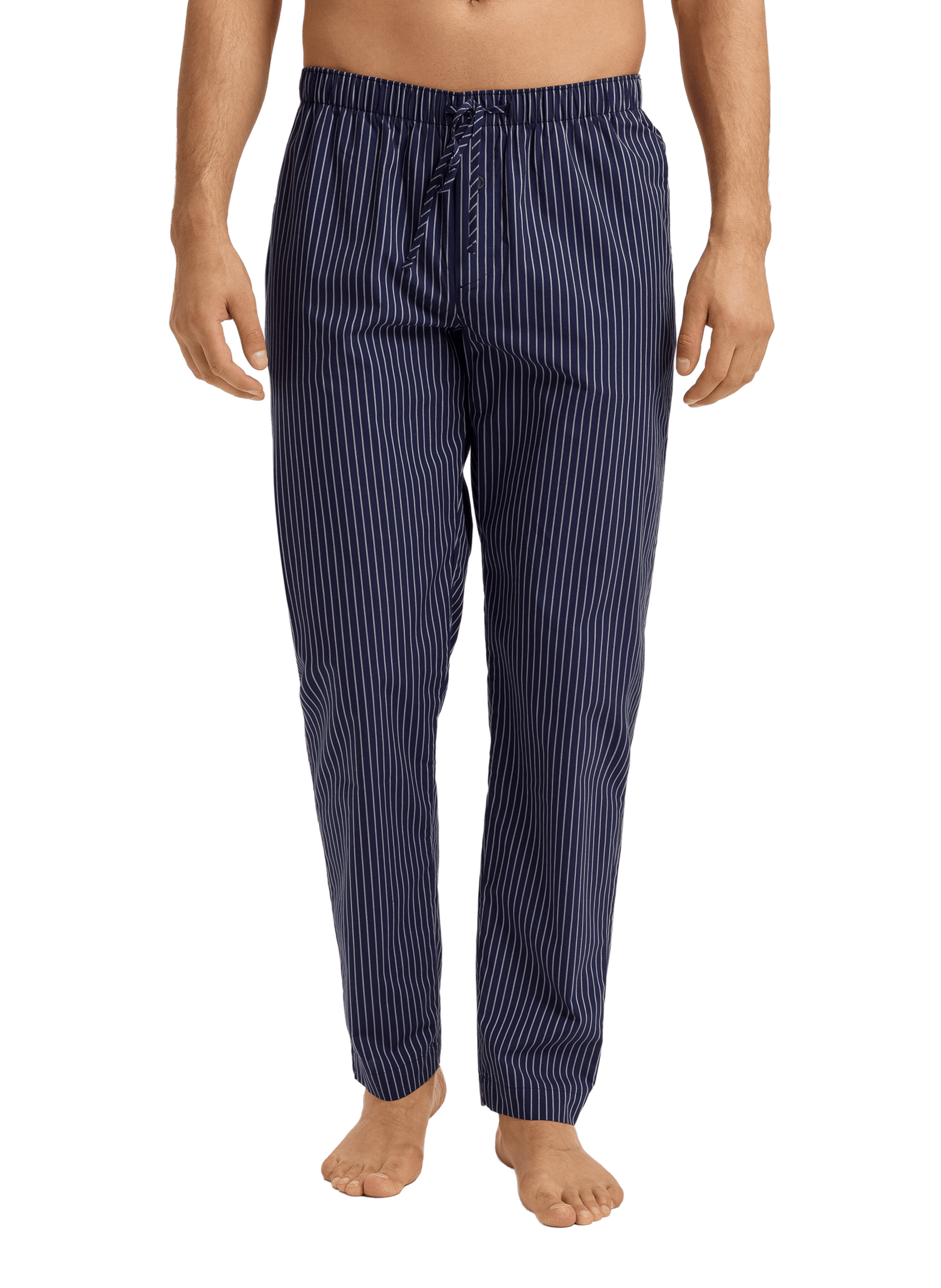 Striped cotton trousers  HANRO Blue