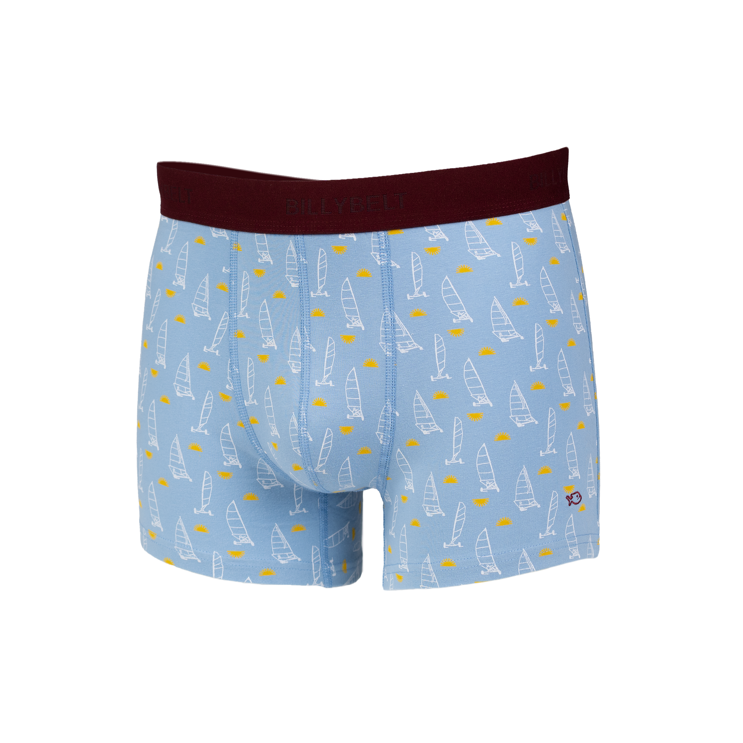 Boxer en coton biologique BILLYBELT Bleu