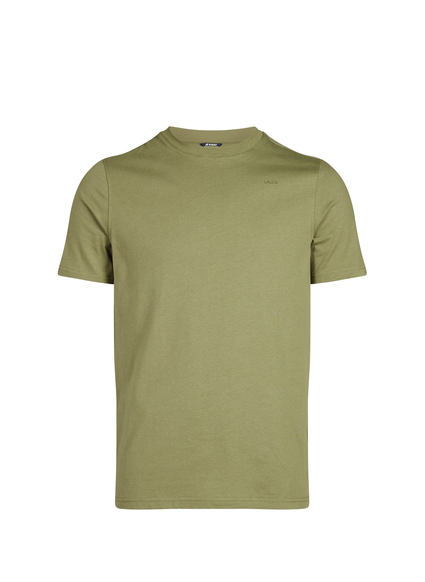 Cotton round-neck T-shirt K-WAY Green