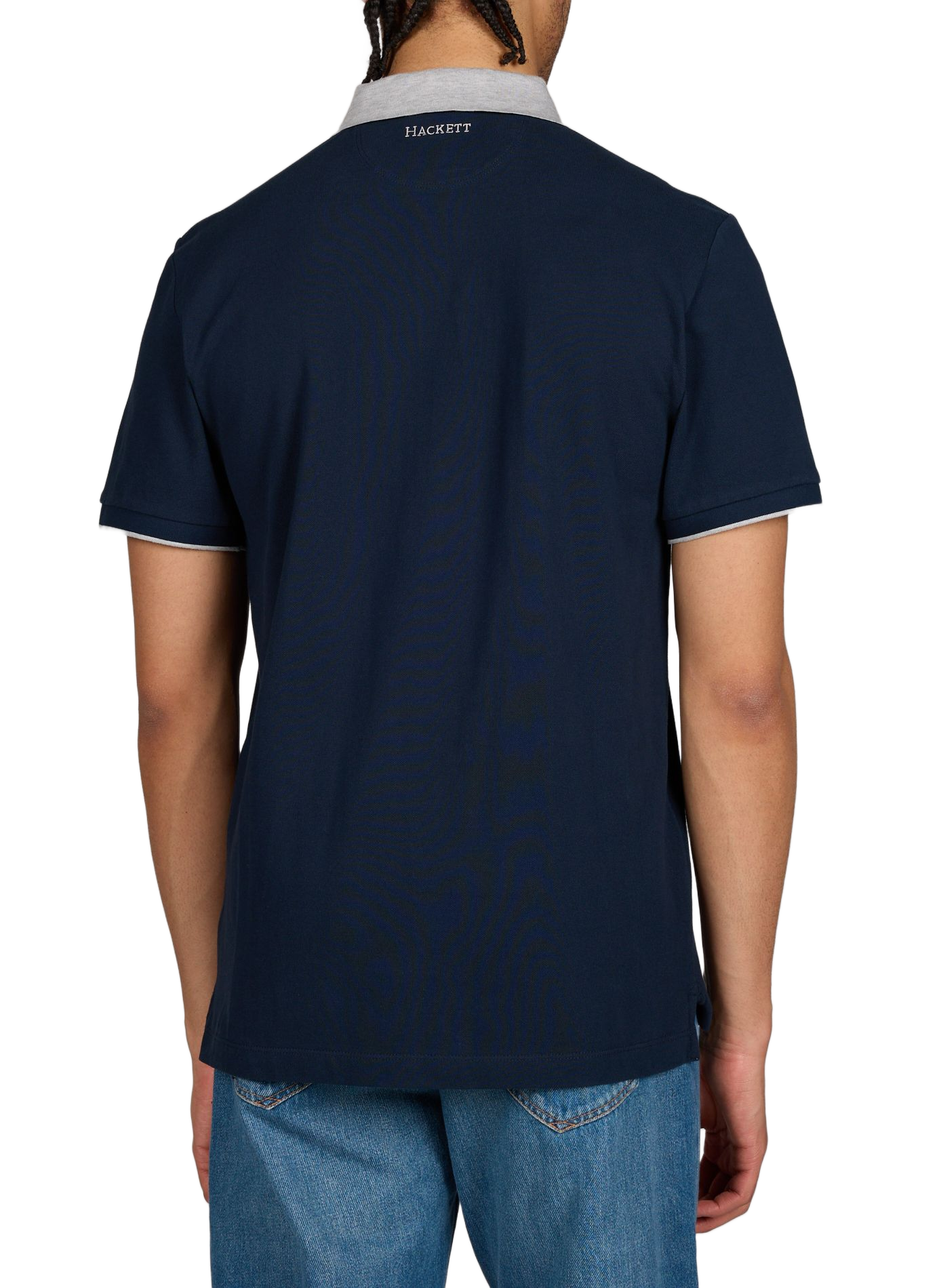  Cotton polo shirt  HACKETT Blue
