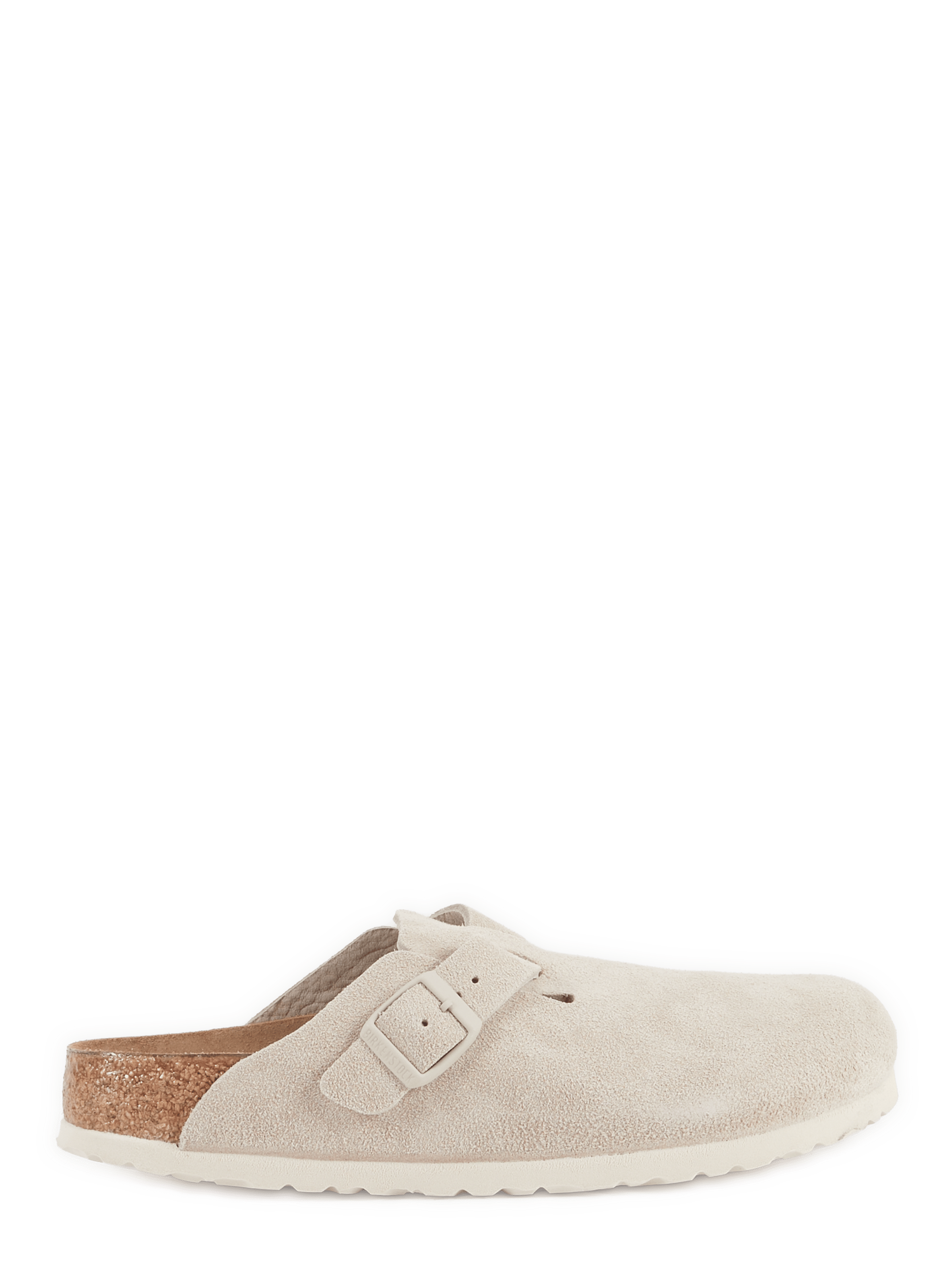 Boston suede leather clogs BIRKENSTOCK Beige