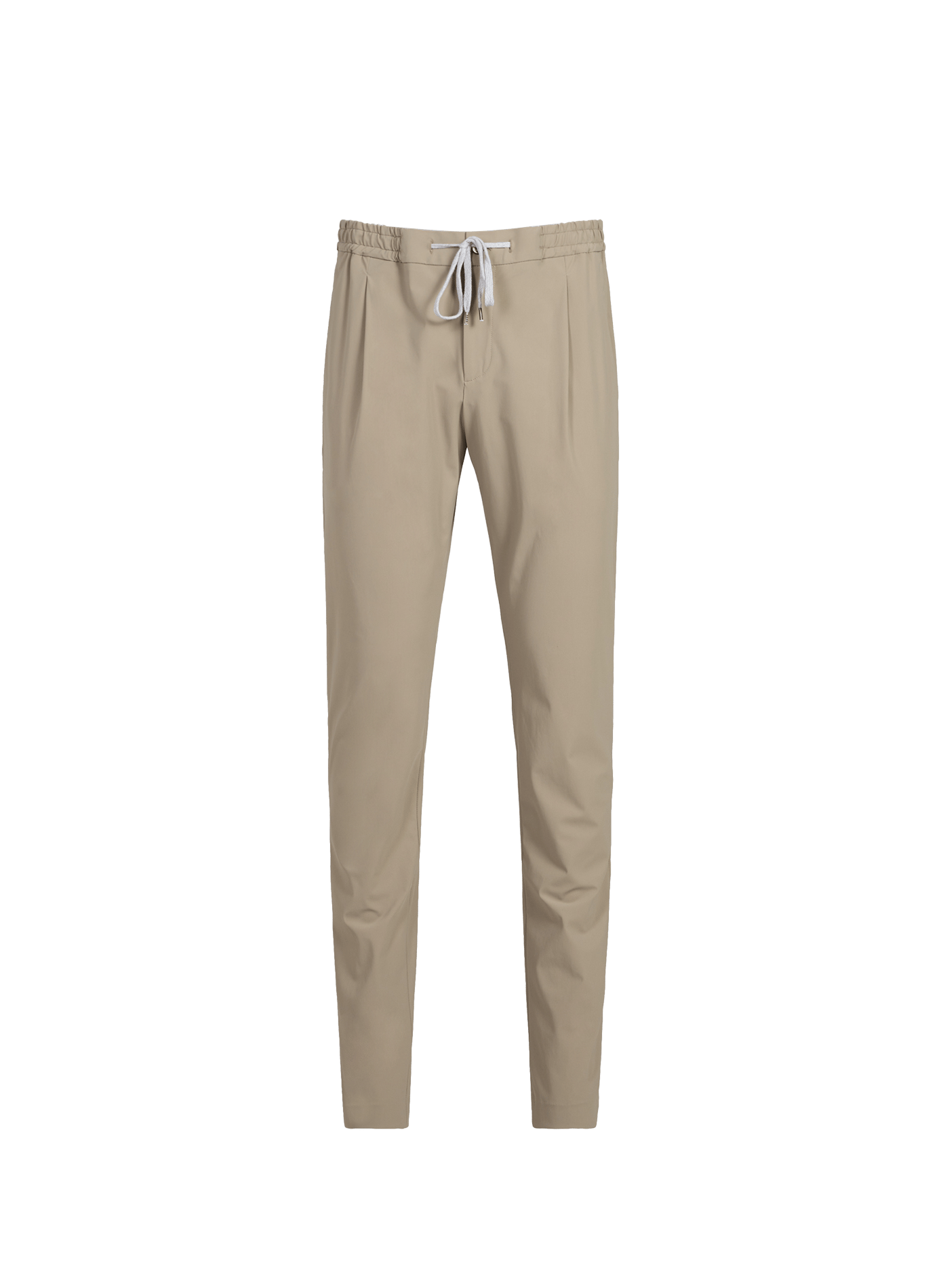 Pantalón liso con cordones. PT01 Beige