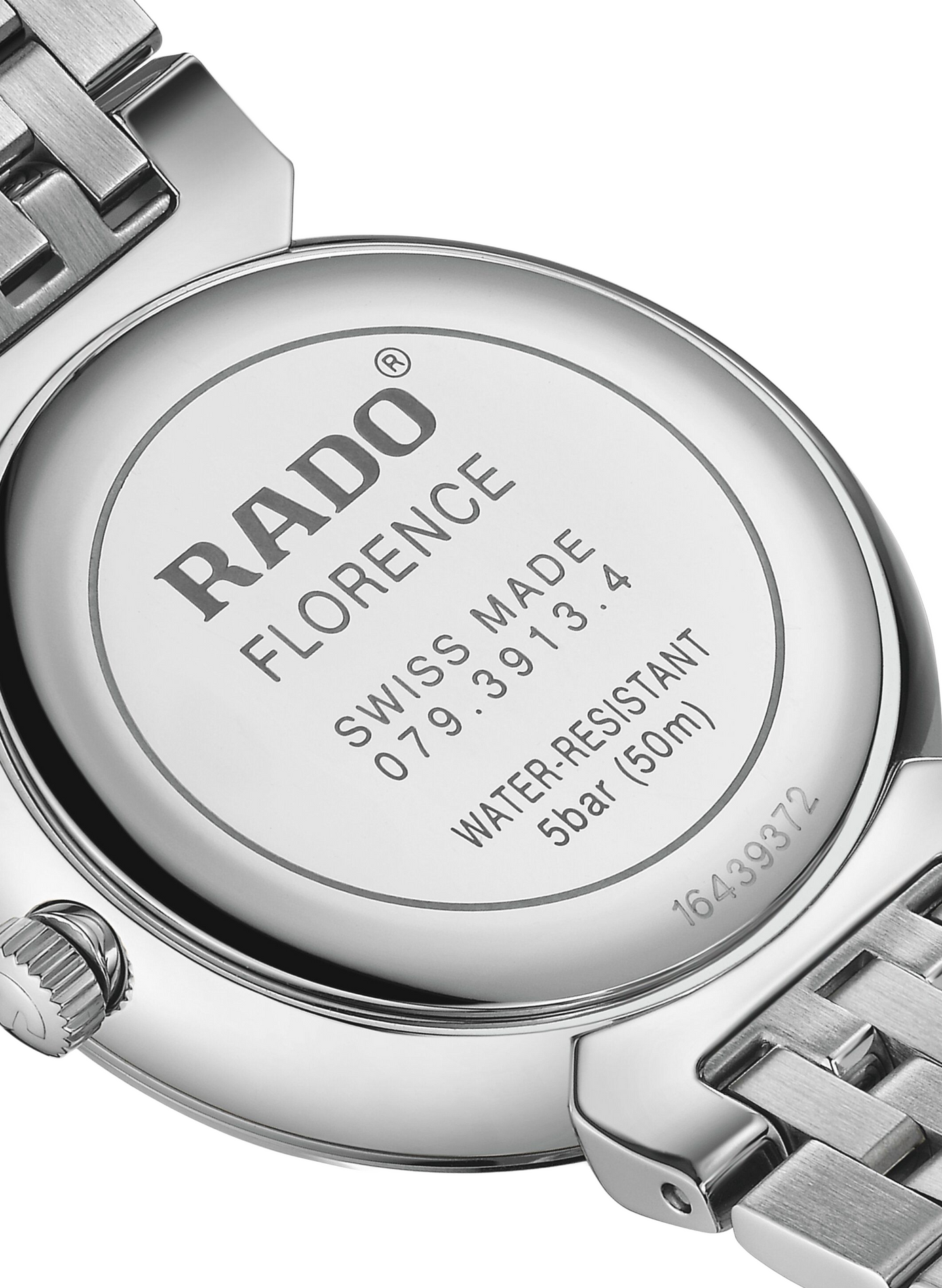 Montre quartz en acier inoxydable RADO Blanc