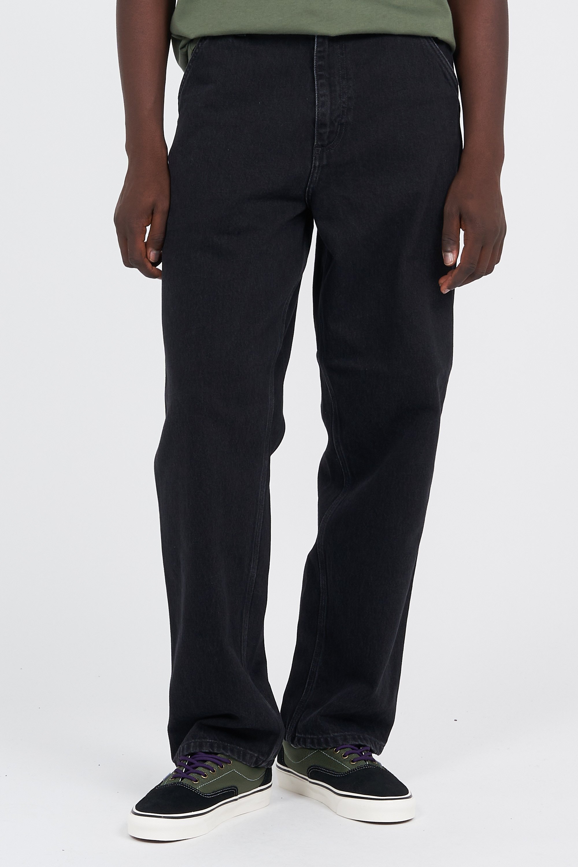 Jean single knee CARHARTT WIP Noir