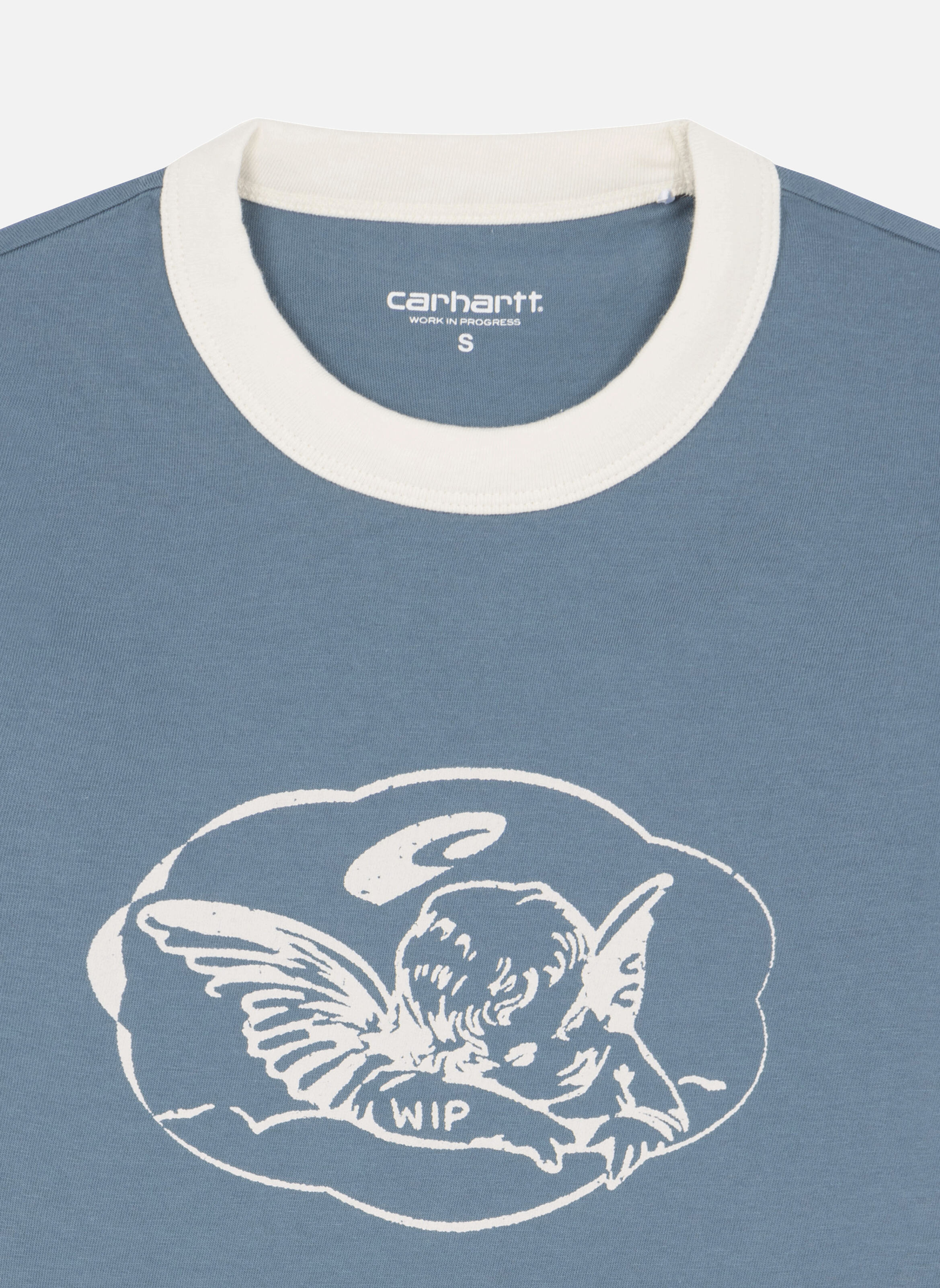 T-shirt w' s/s reminiscing ringer t-s CARHARTT WIP Bleu