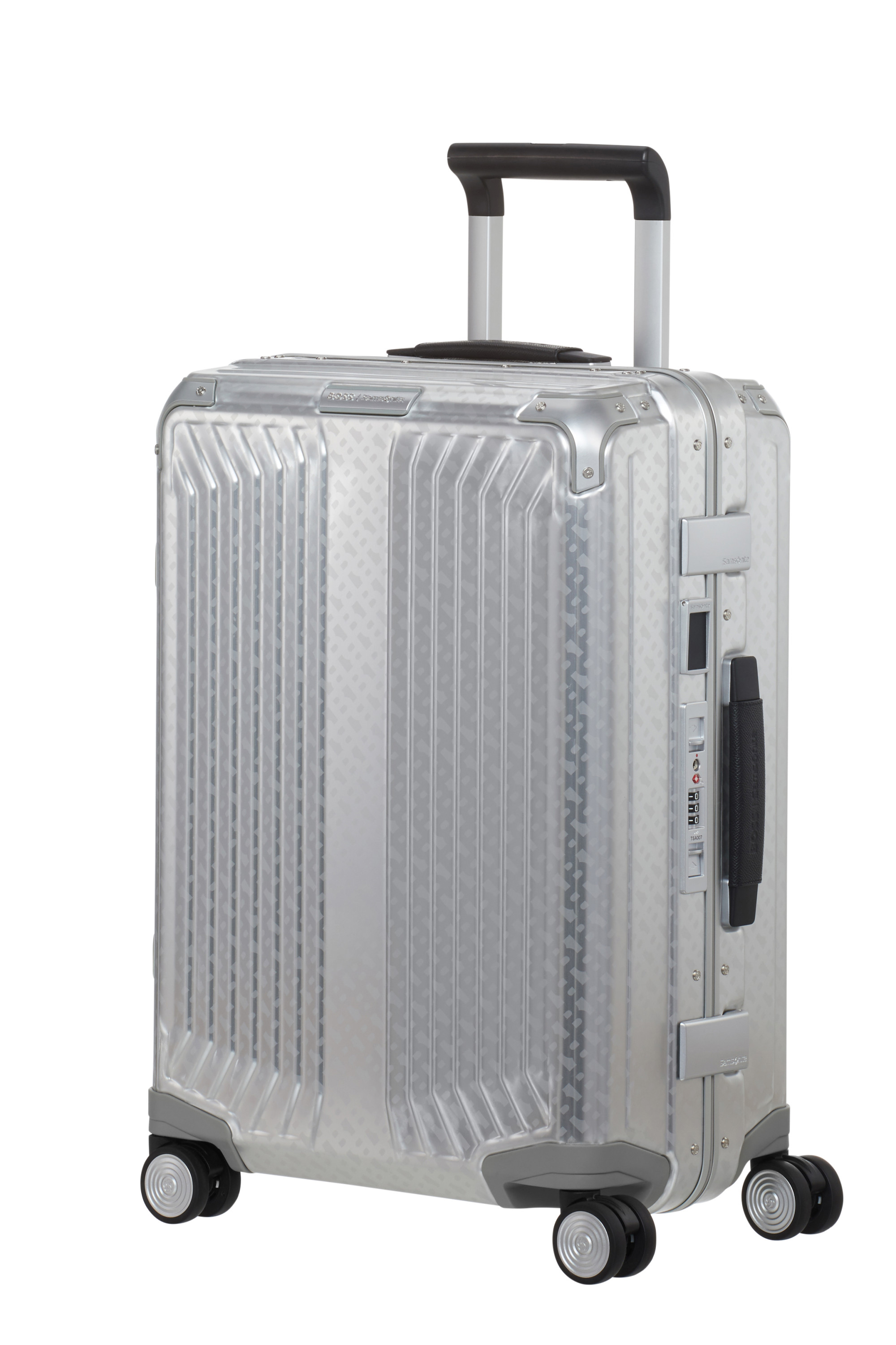 Lite-box alu / boss valise 4 roues taille s SAMSONITE Argent