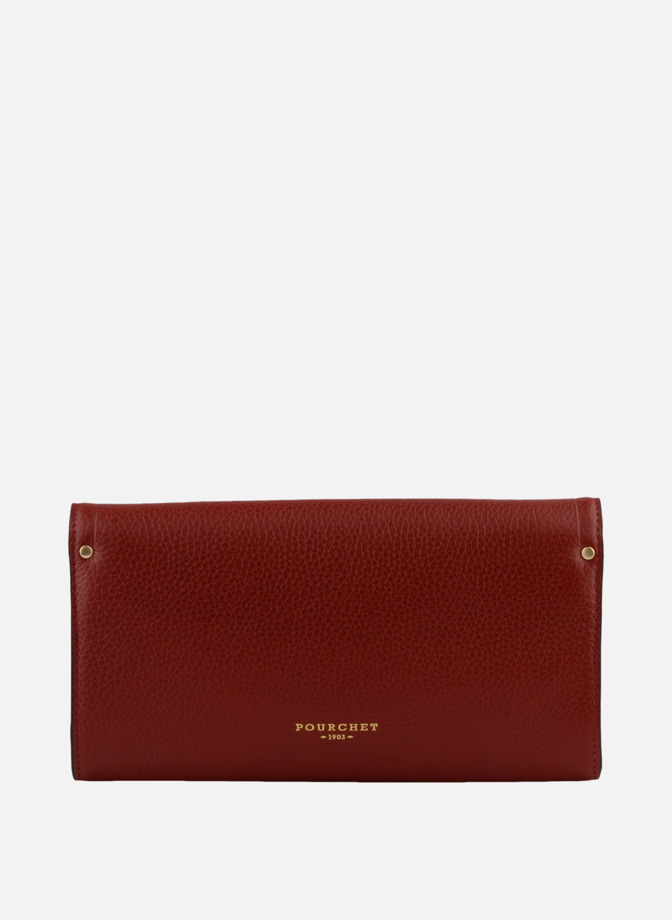 Sèvres | sac besace gm en cuir de vachette POURCHET Rouge