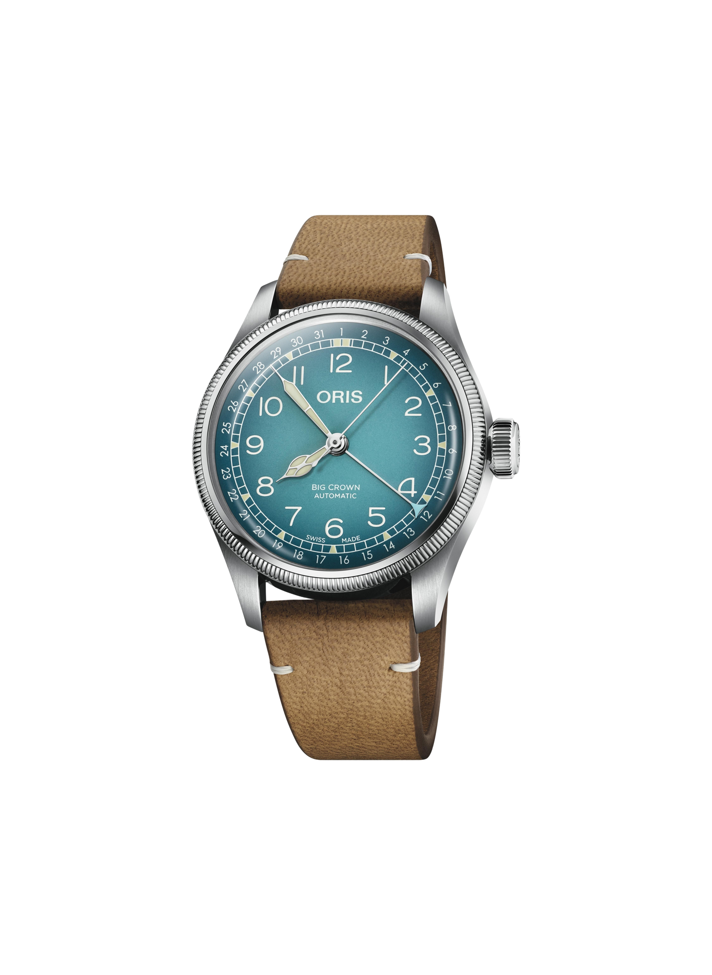Montre automatique Oris Big Crown Cervo Volante en cuir ORIS Bleu