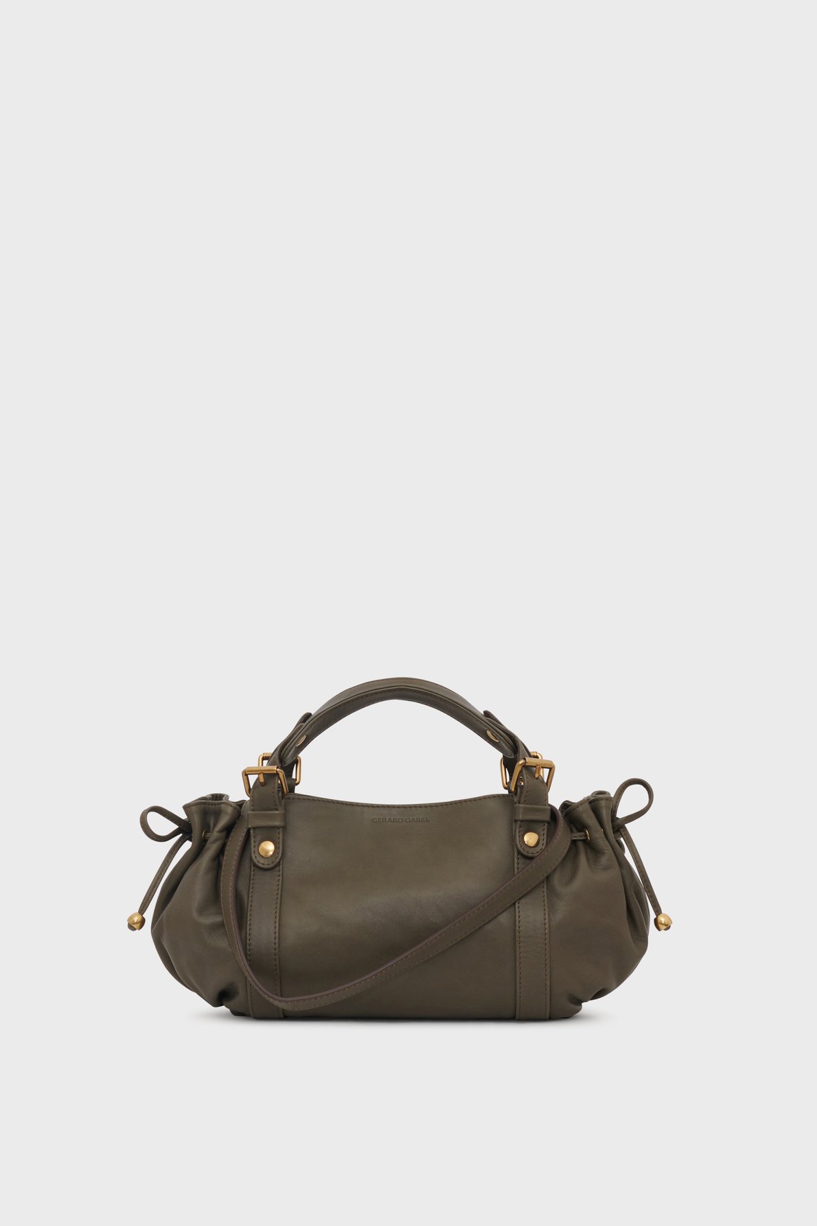 Mini sac à main en cuir – 12h GERARD DAREL Kaki