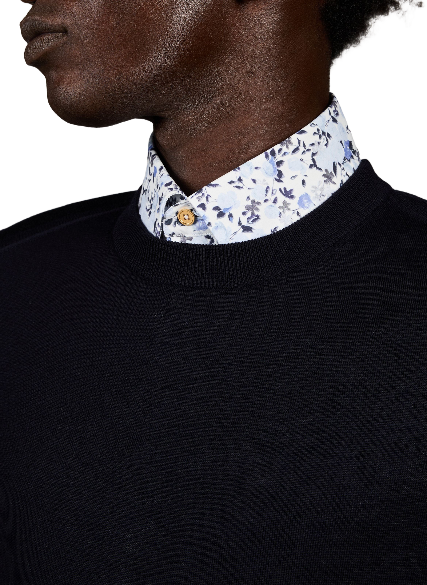 Round neck wool sweater PAUL SMITH Blue