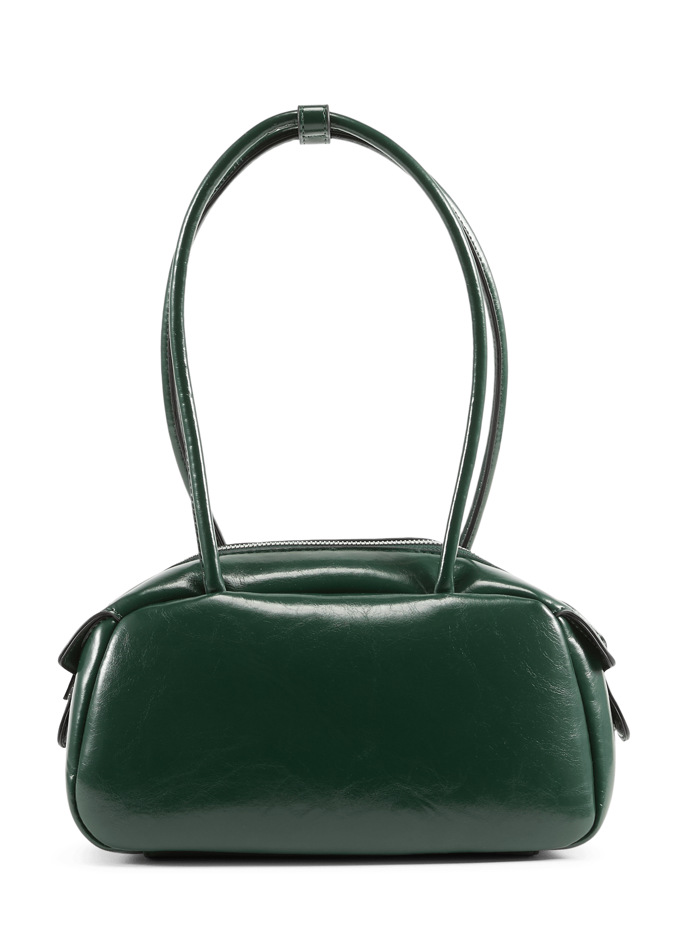 Red faux leather handbag AU PRINTEMPS PARIS Green