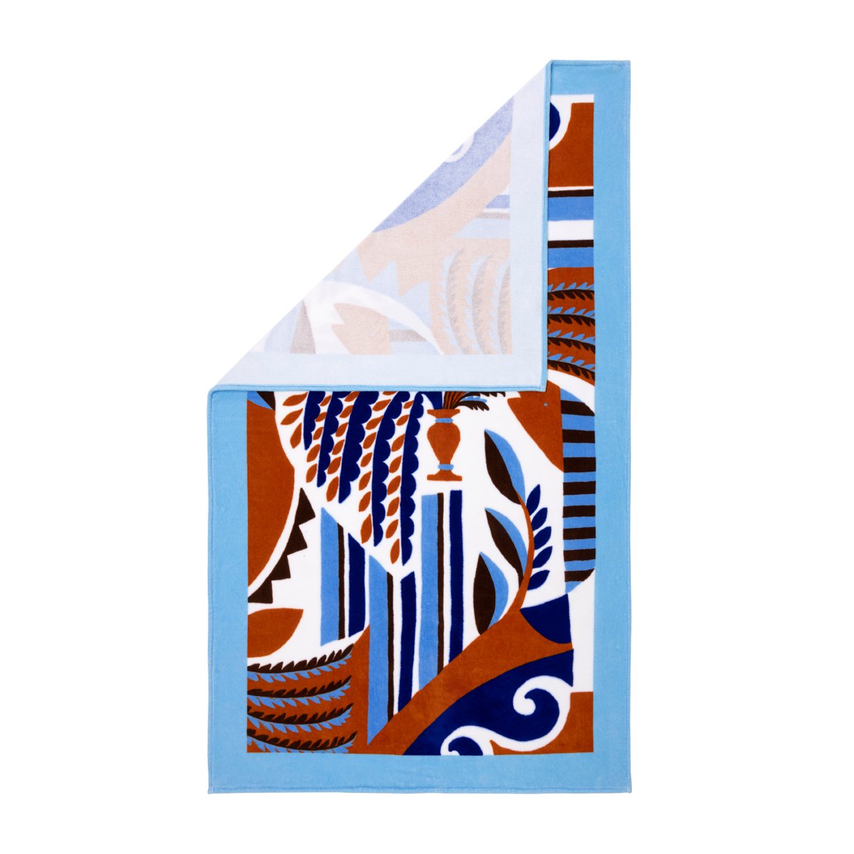 Serviette de plage  en velours, terrasse DESFORGES Multicolore
