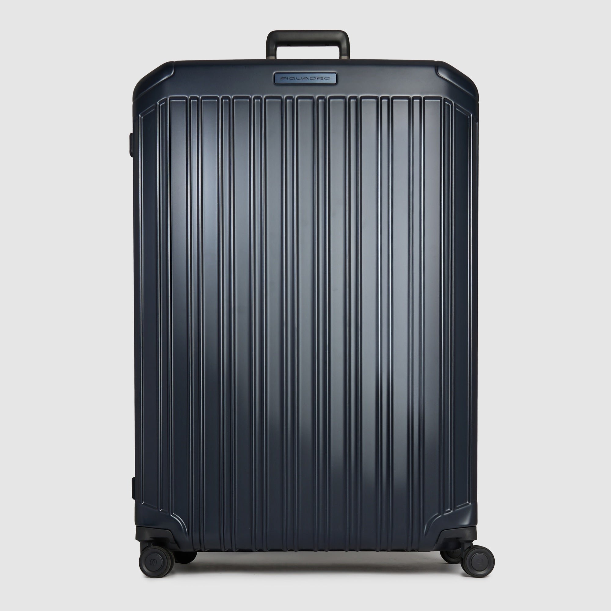 Koffer met 4 extra grote wielen PIQUADRO Blauw