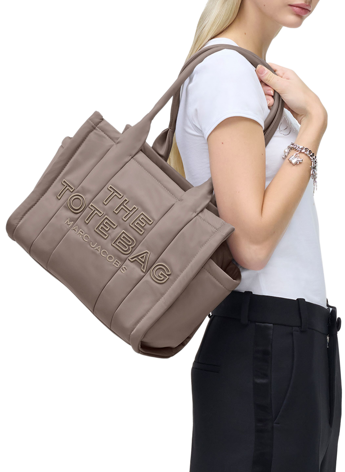 Die mittlere Tragetasche MARC JACOBS Grau