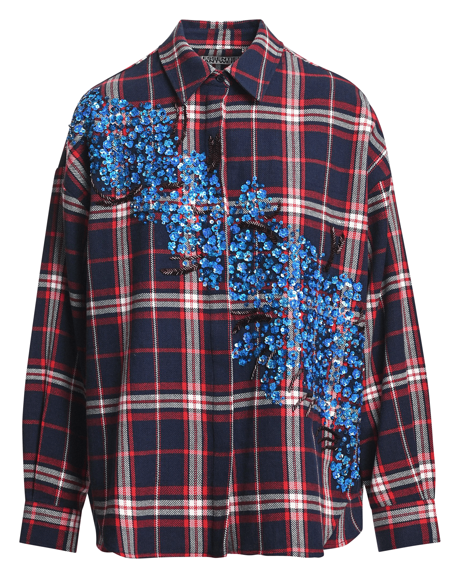 Chemise oversize en coton kirke ESSENTIEL ANTWERP Rouge