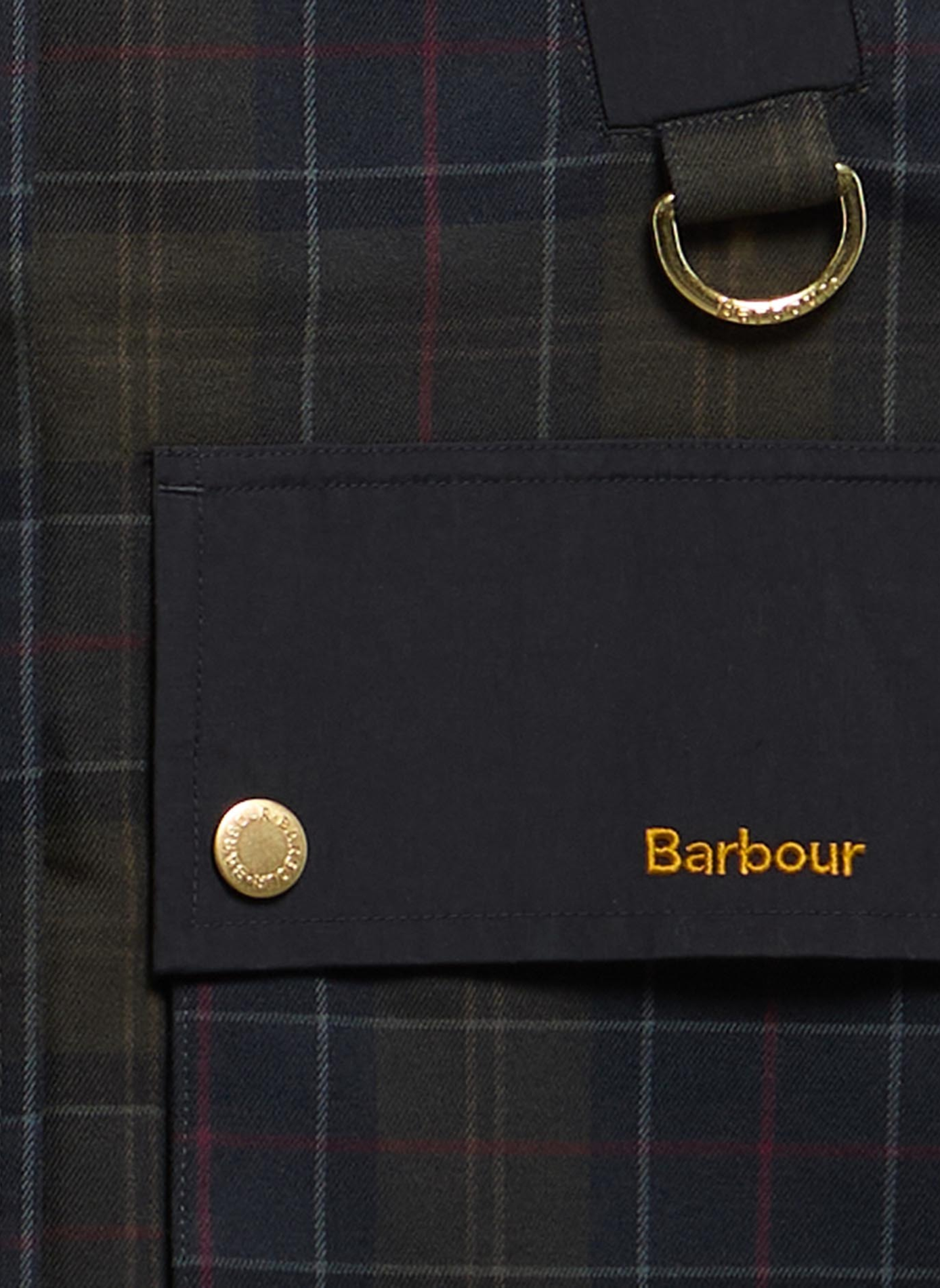 Gerade geschnittene Karojacke BARBOUR Mehrfarbig