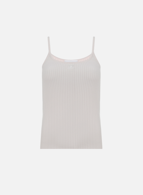 Knitted tank top RoseCOURRÈGES 