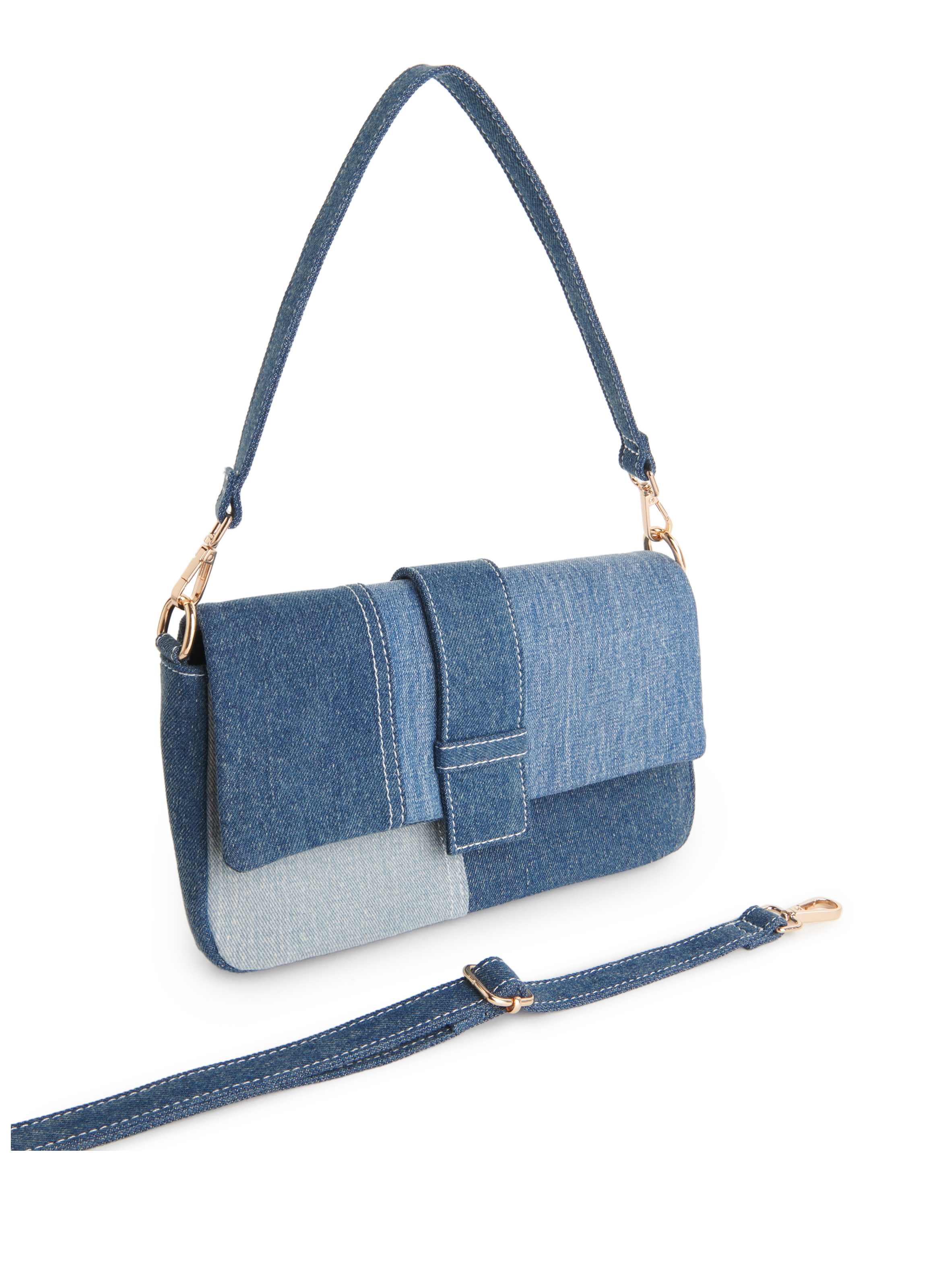 Sac à main en coton AU PRINTEMPS PARIS Bleu