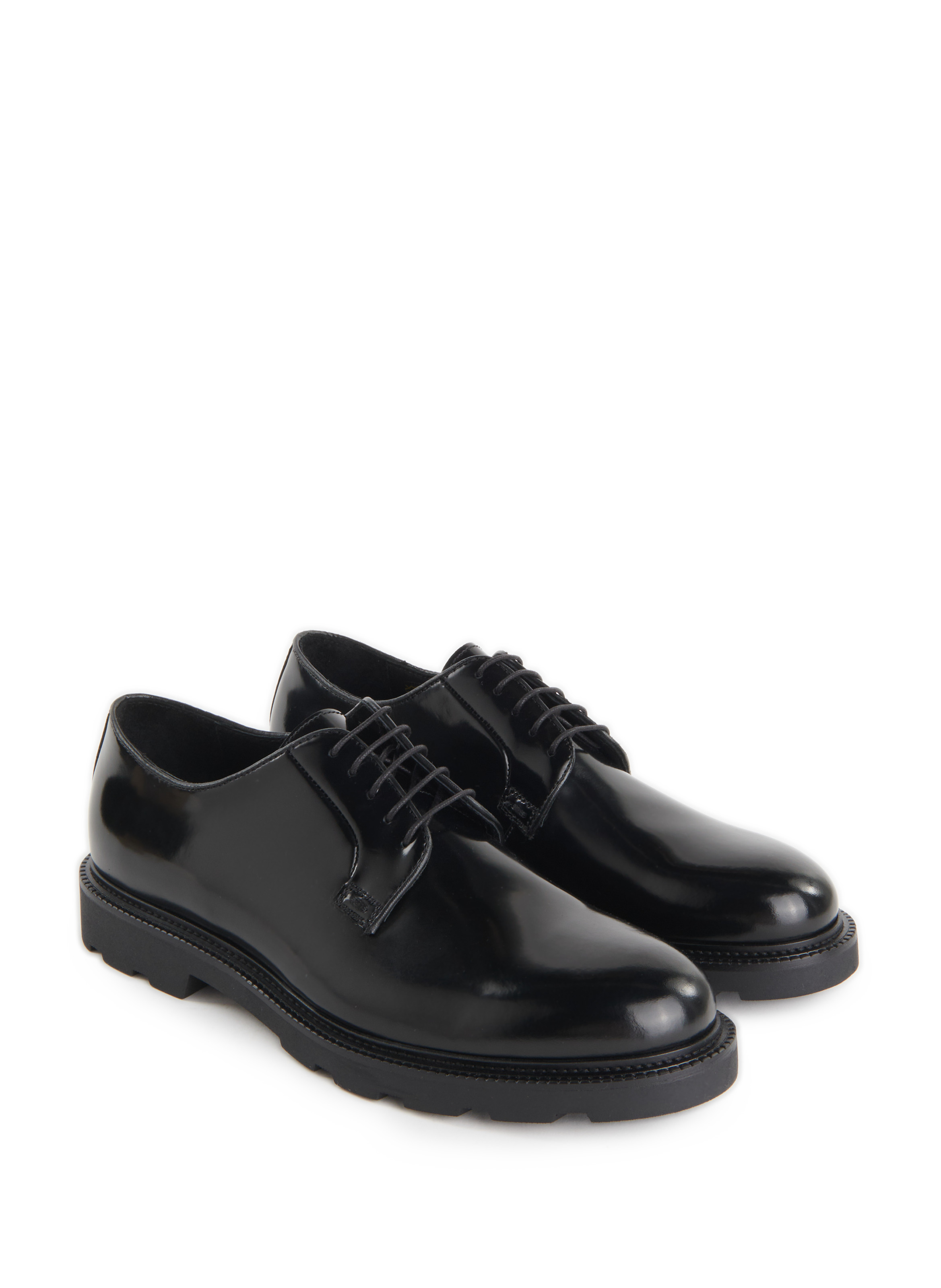 Derbies Regata en cuir verni Noir