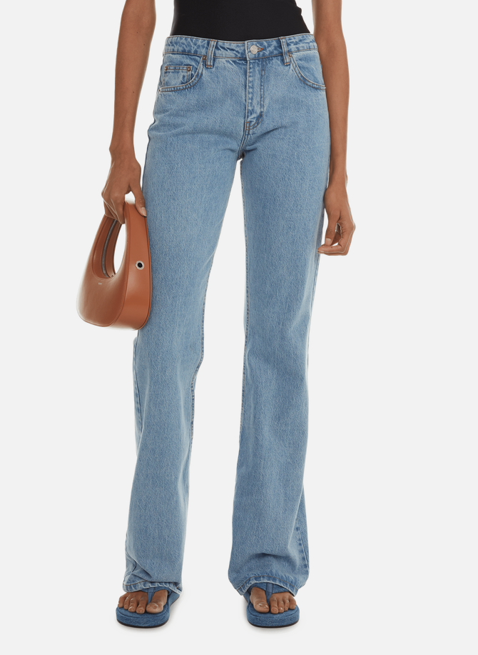 High-waisted straight-leg cotton jeans COPERNI