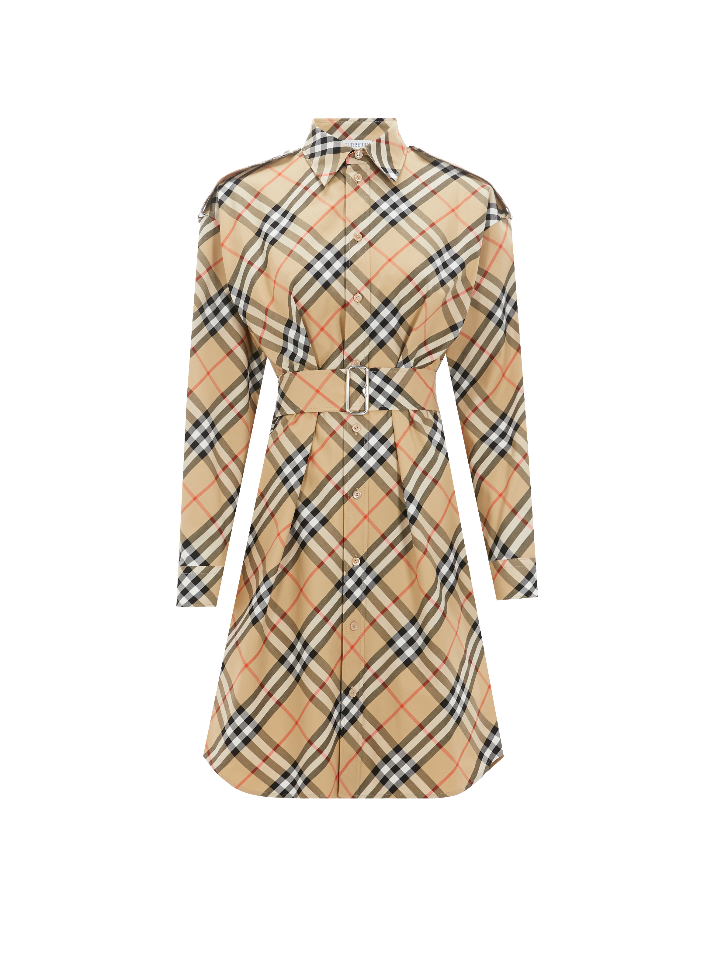 Robe courte à carreaux BURBERRY Multicolore