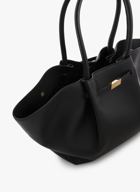 Sac à main en cuir | Noir by DEMELLIER LONDON Sac à main en cuir Noir