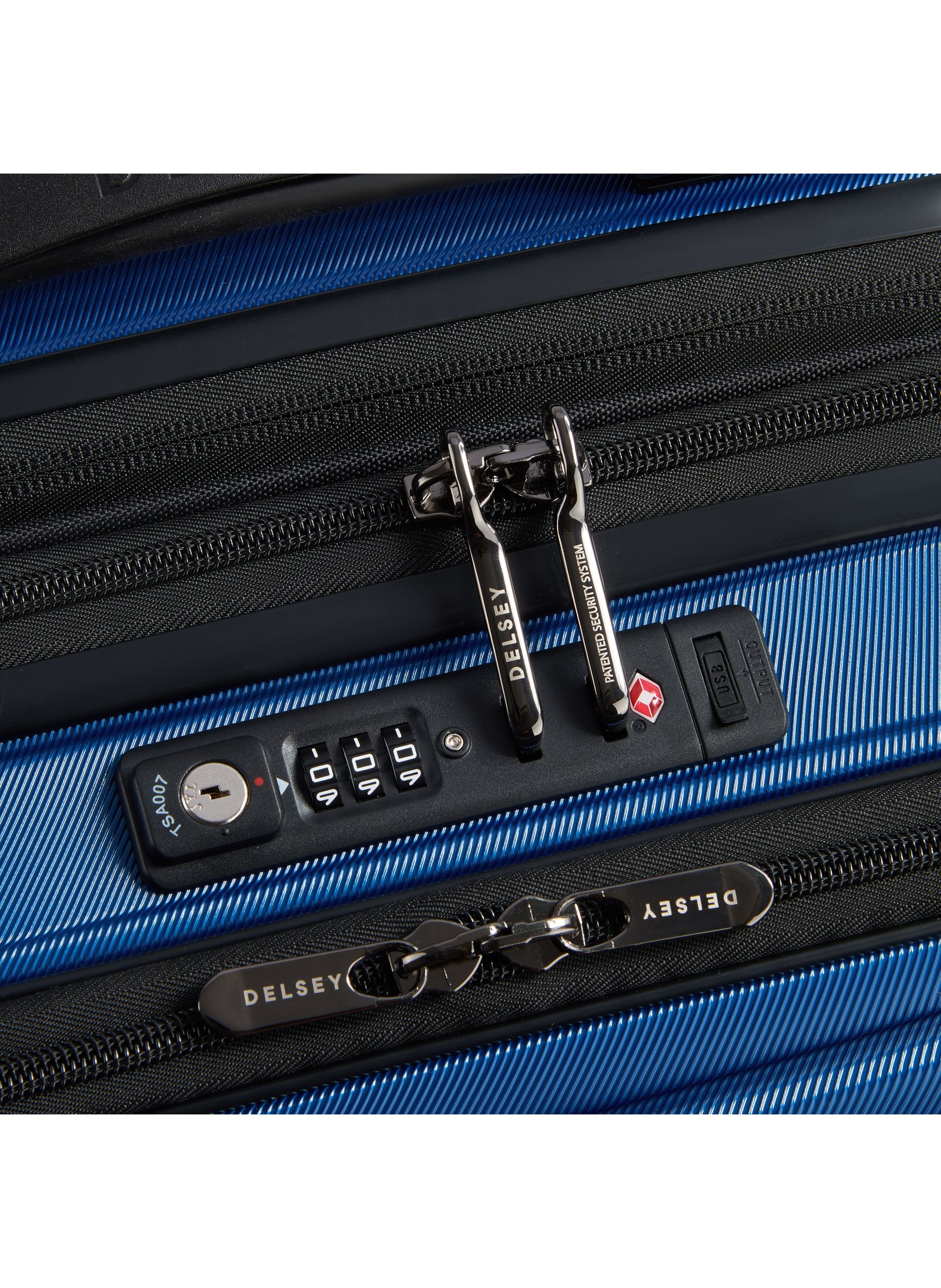 Valise cabine rigide taille s - shadow 5.0 DELSEY PARIS Bleu