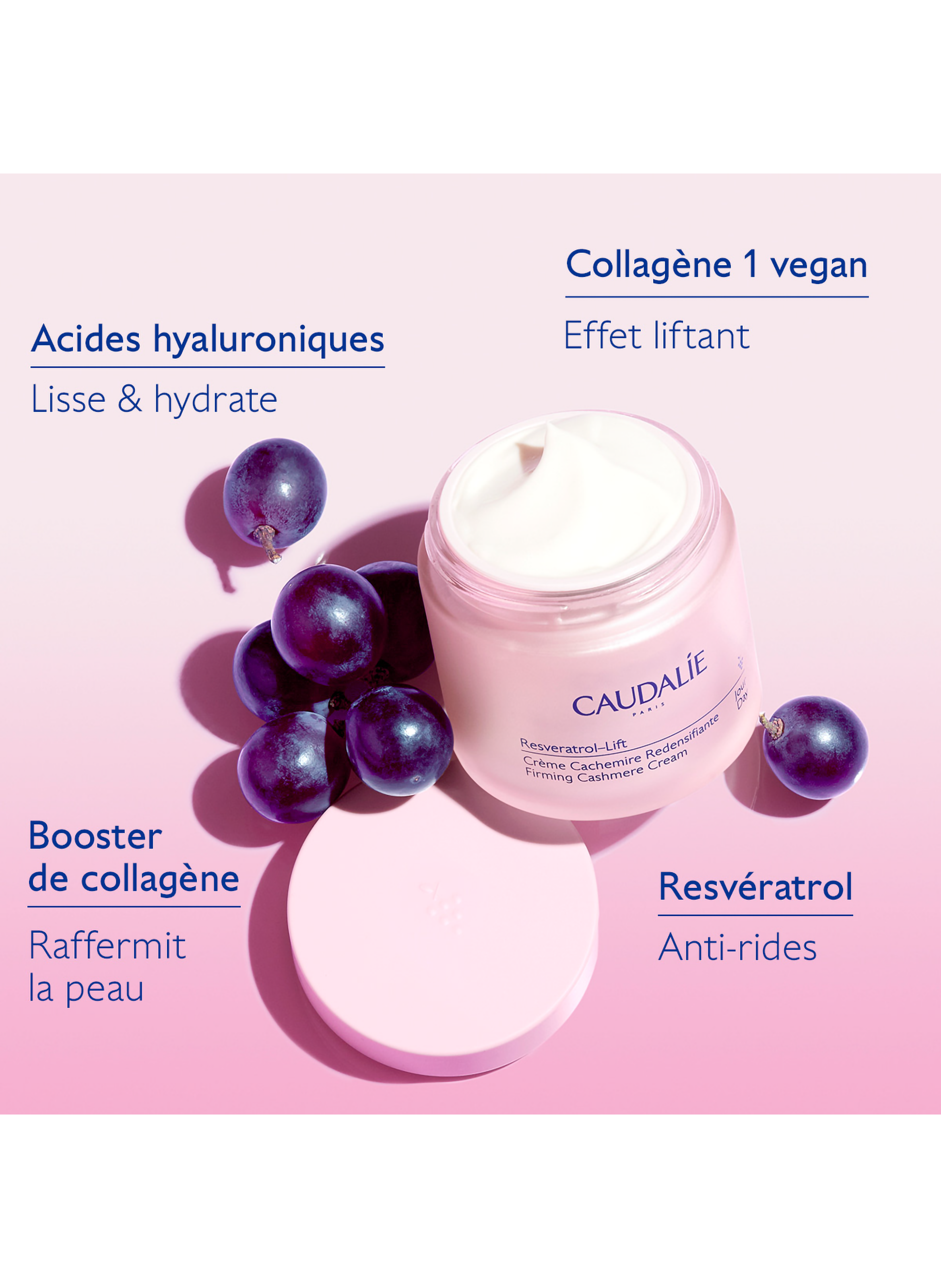Resveratrol-Lift Crème Cachemire Recharge CAUDALIE No color