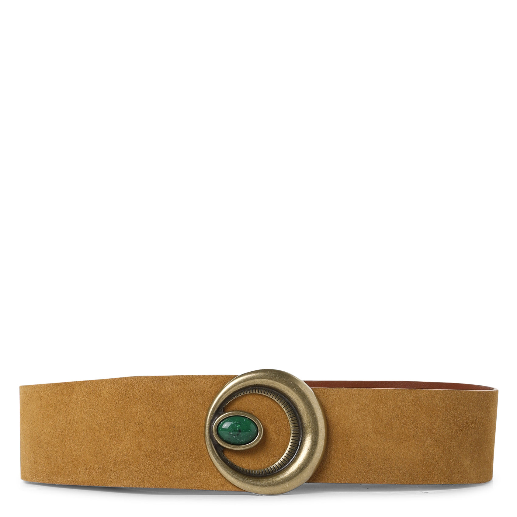 Ceinture en cuir brazza BA&SH Marron